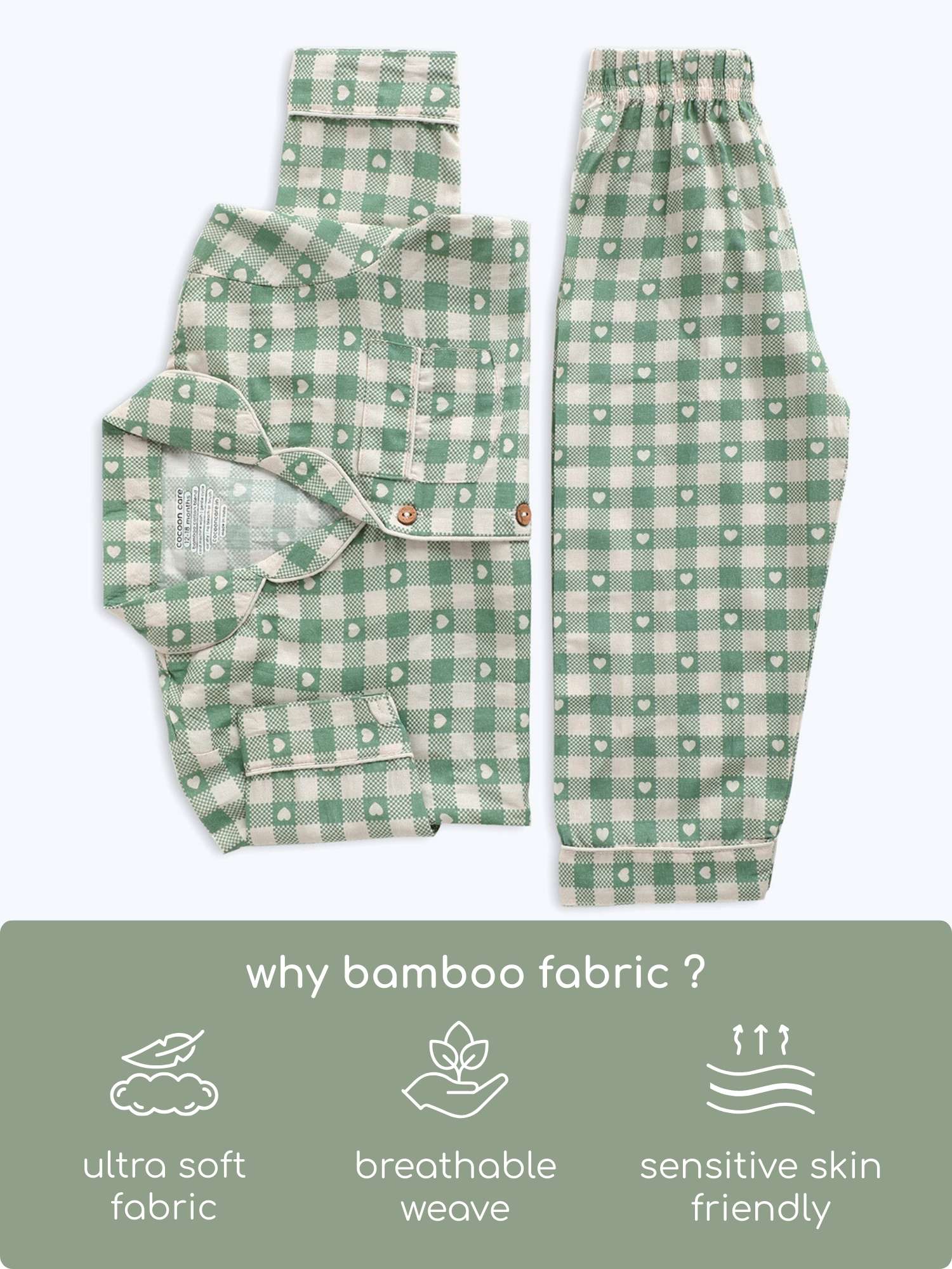 bamboo cambric nightsuit set