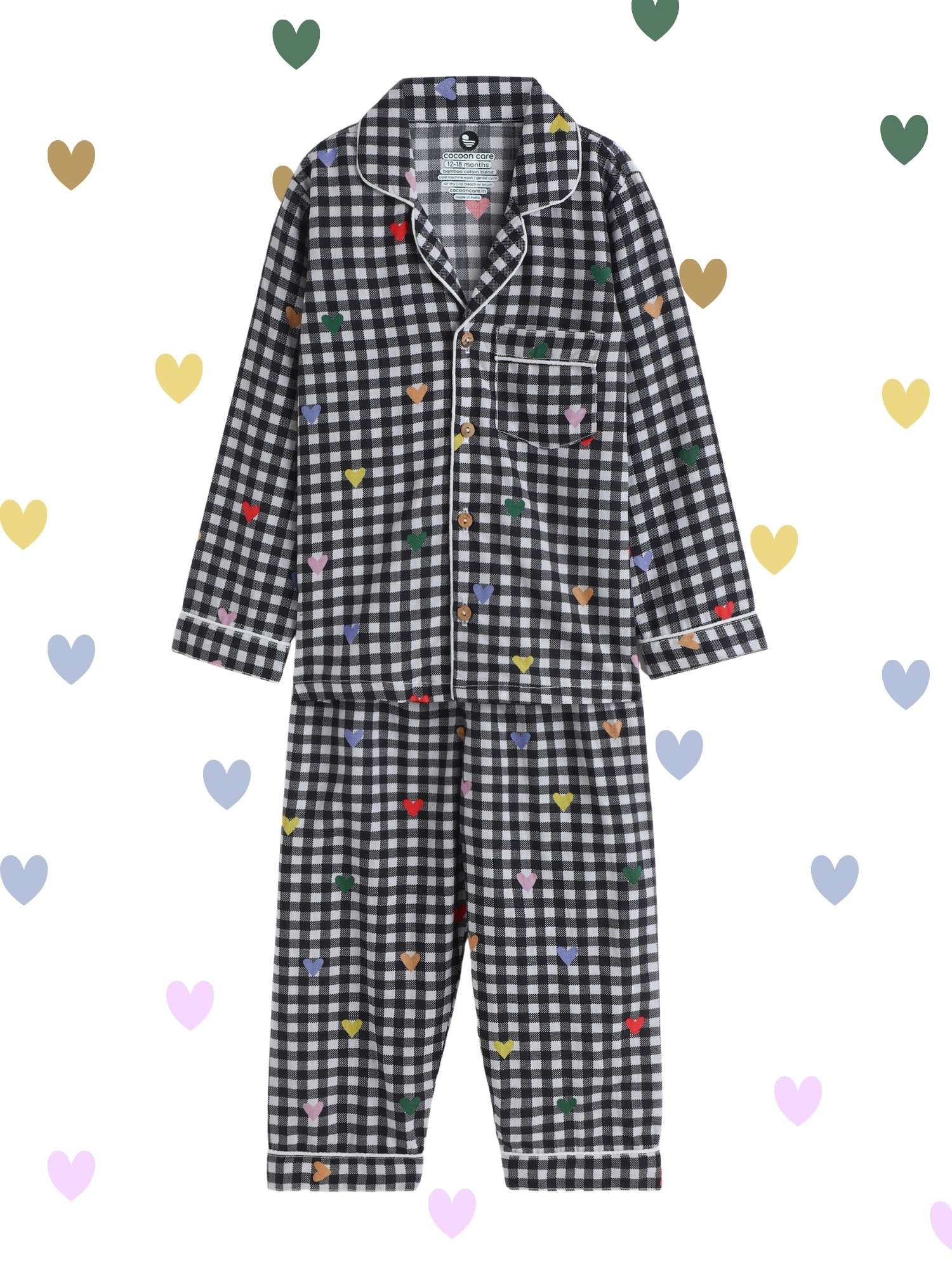 bamboo cambric nightsuit set