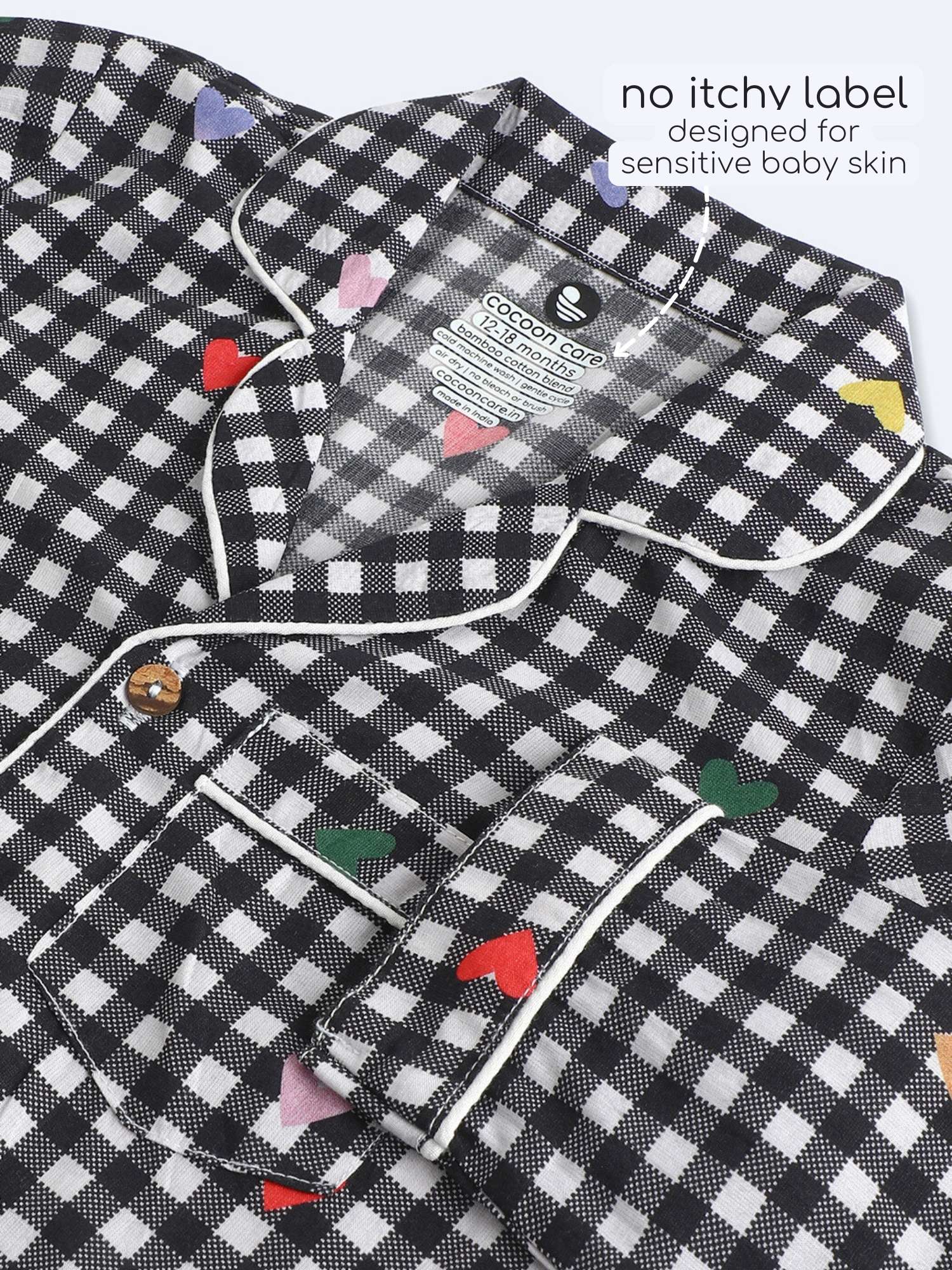 bamboo cambric nightsuit set