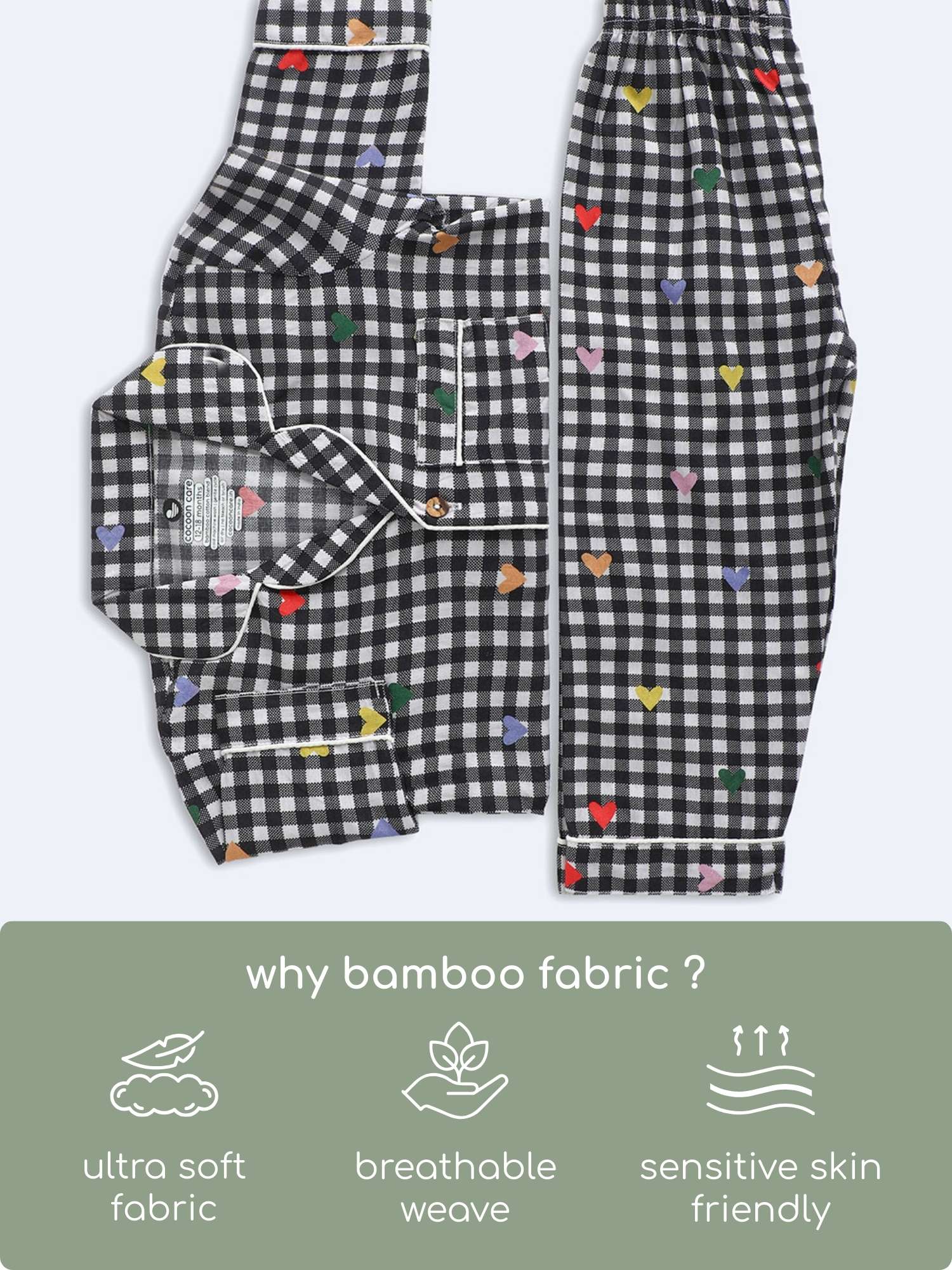 bamboo cambric nightsuit set