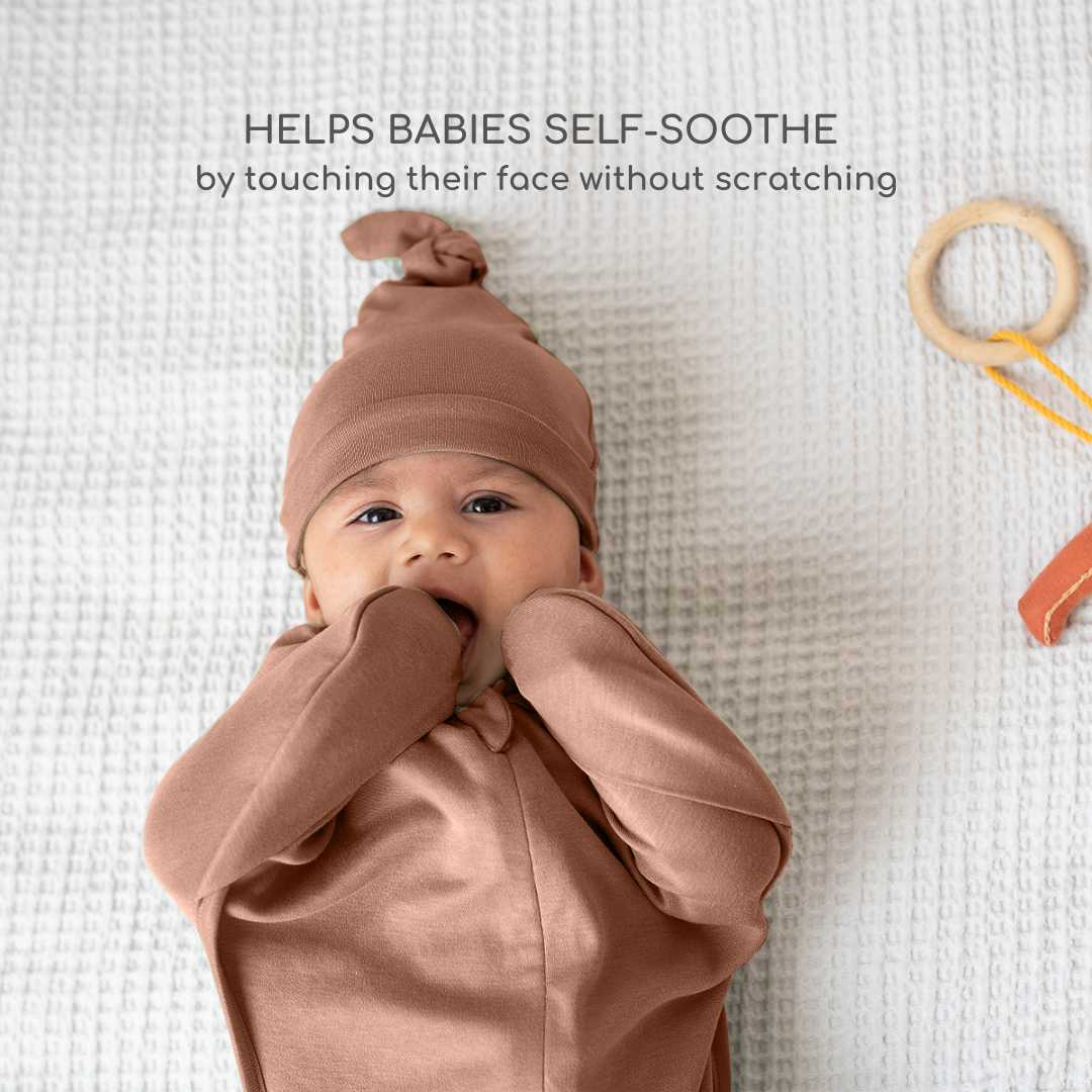 bamboo hands up swaddle pod for baby - solid colours