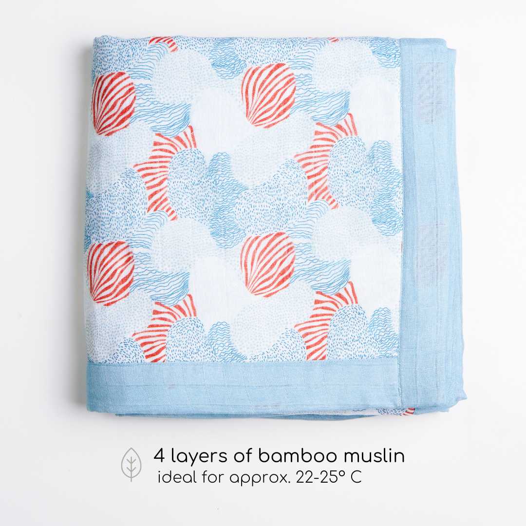 bamboo blanket & swaddle set