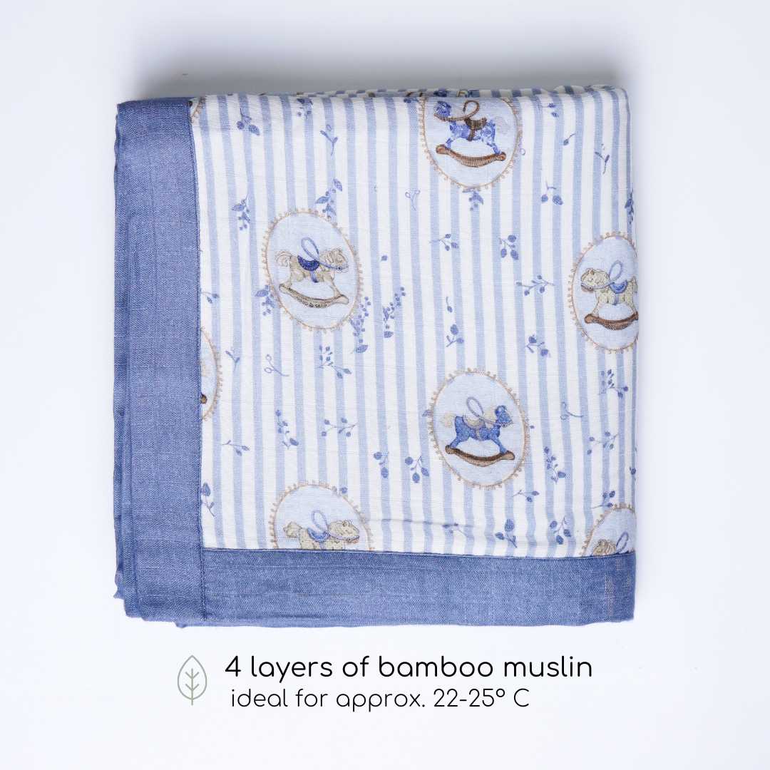 bamboo blanket & swaddle set
