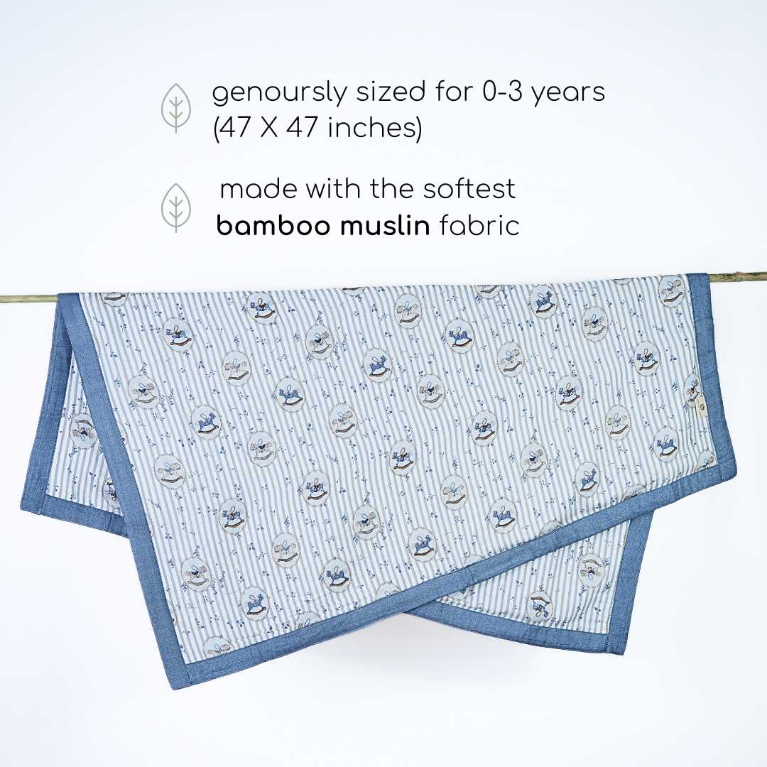 bamboo blanket & swaddle set