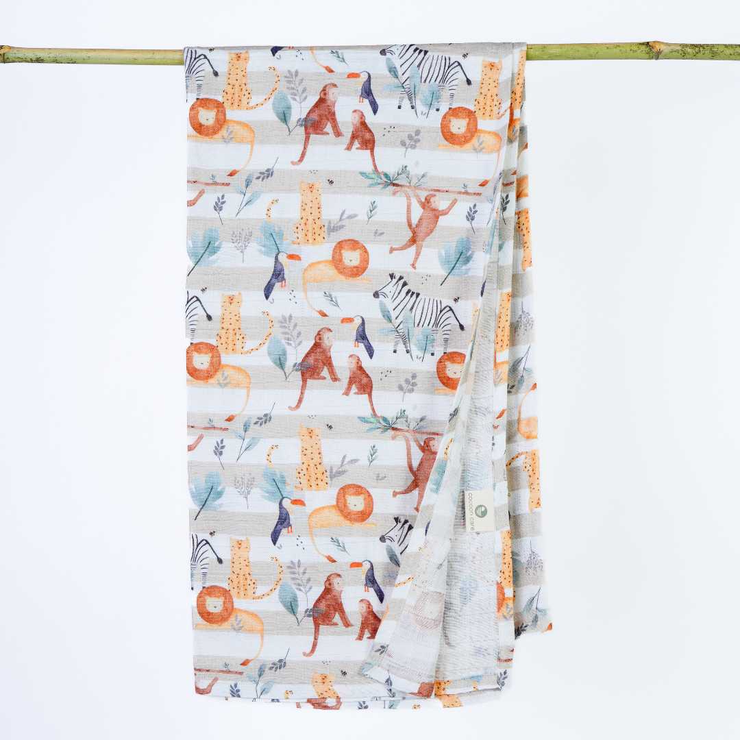 bamboo muslin swaddle pack of 2