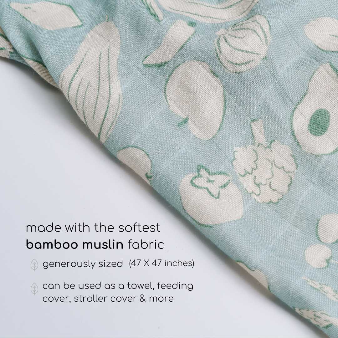 bamboo muslin swaddle pack of 2