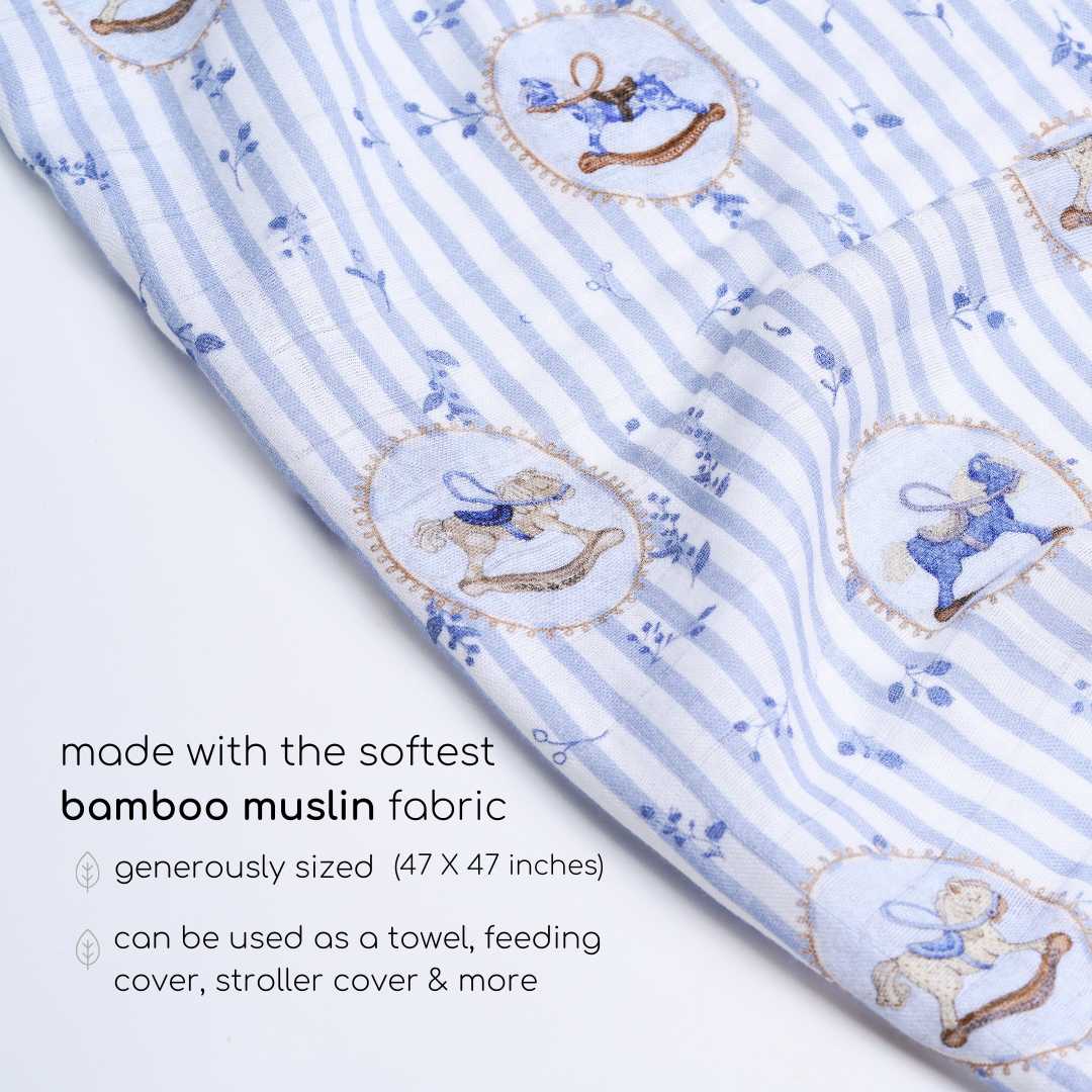 bamboo muslin swaddle pack of 2