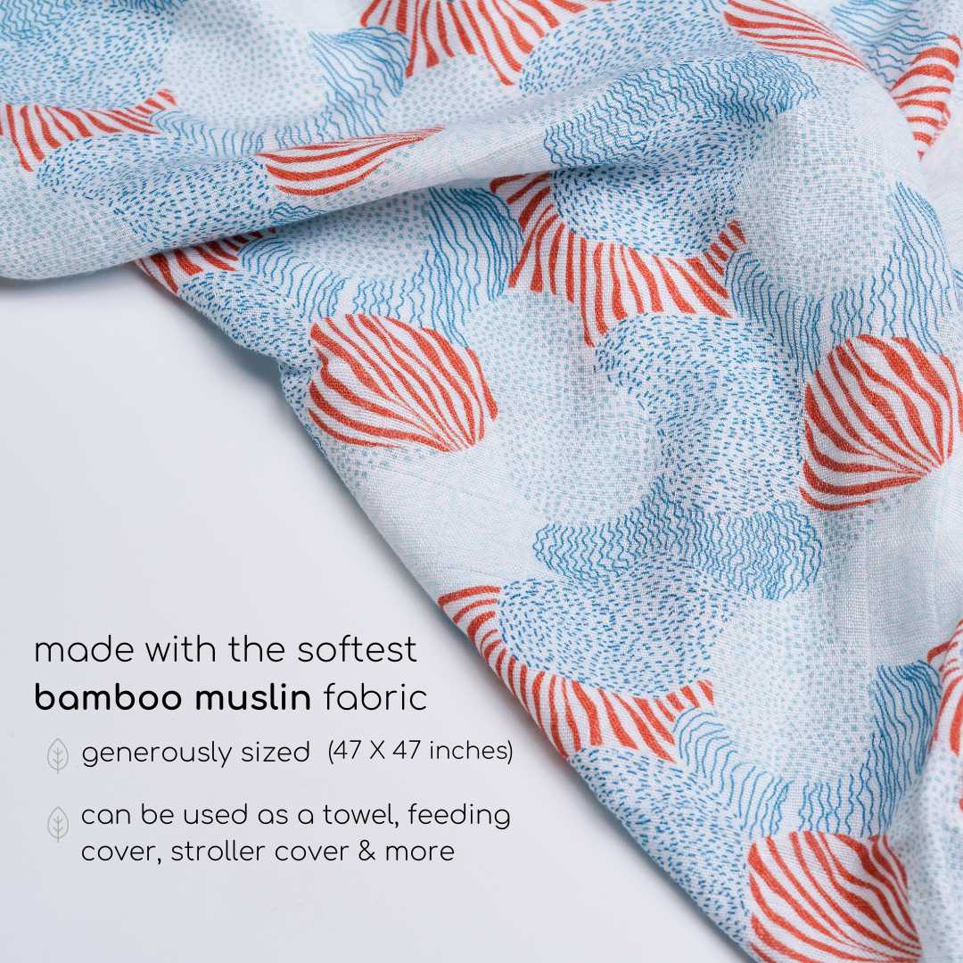 bamboo muslin swaddle pack of 2