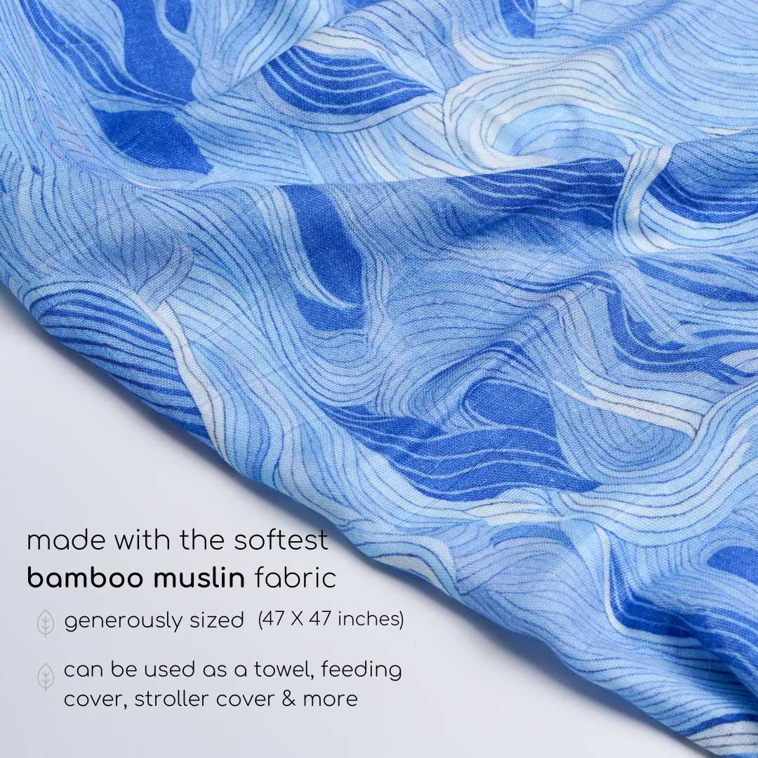bamboo muslin swaddle pack of 2