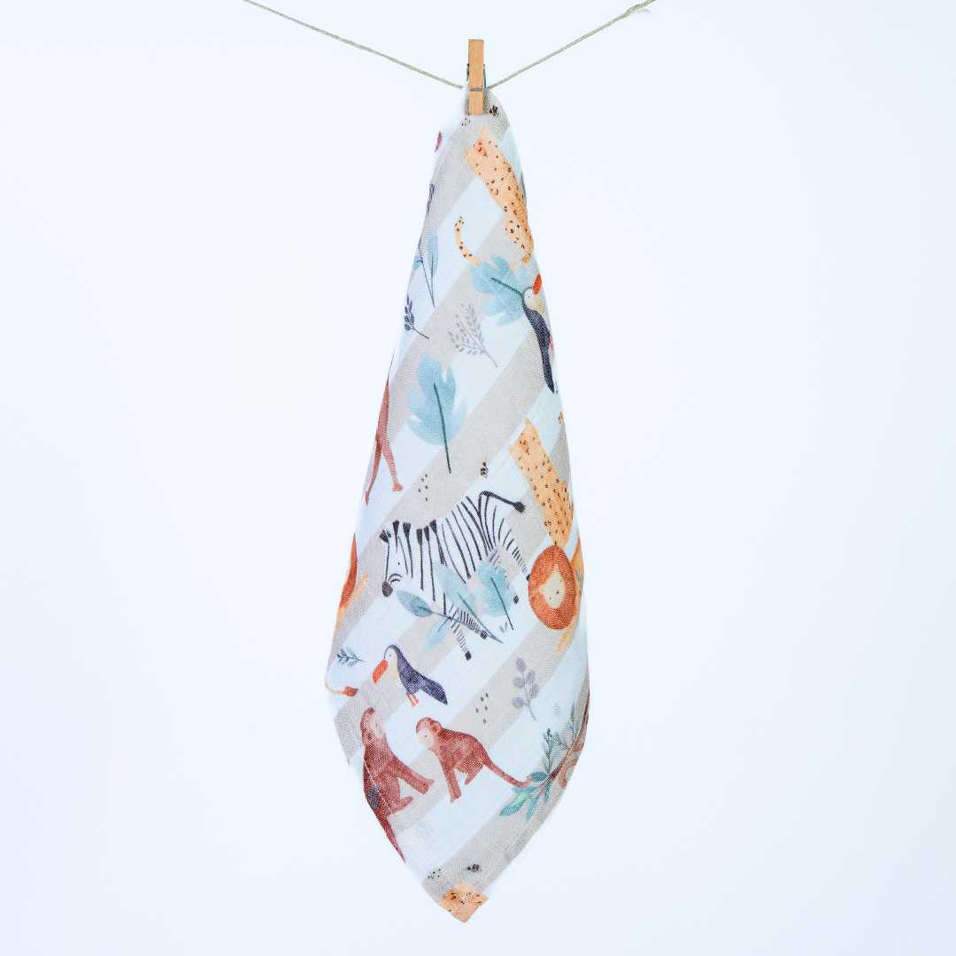 bamboo muslin wash cloth - into the wild