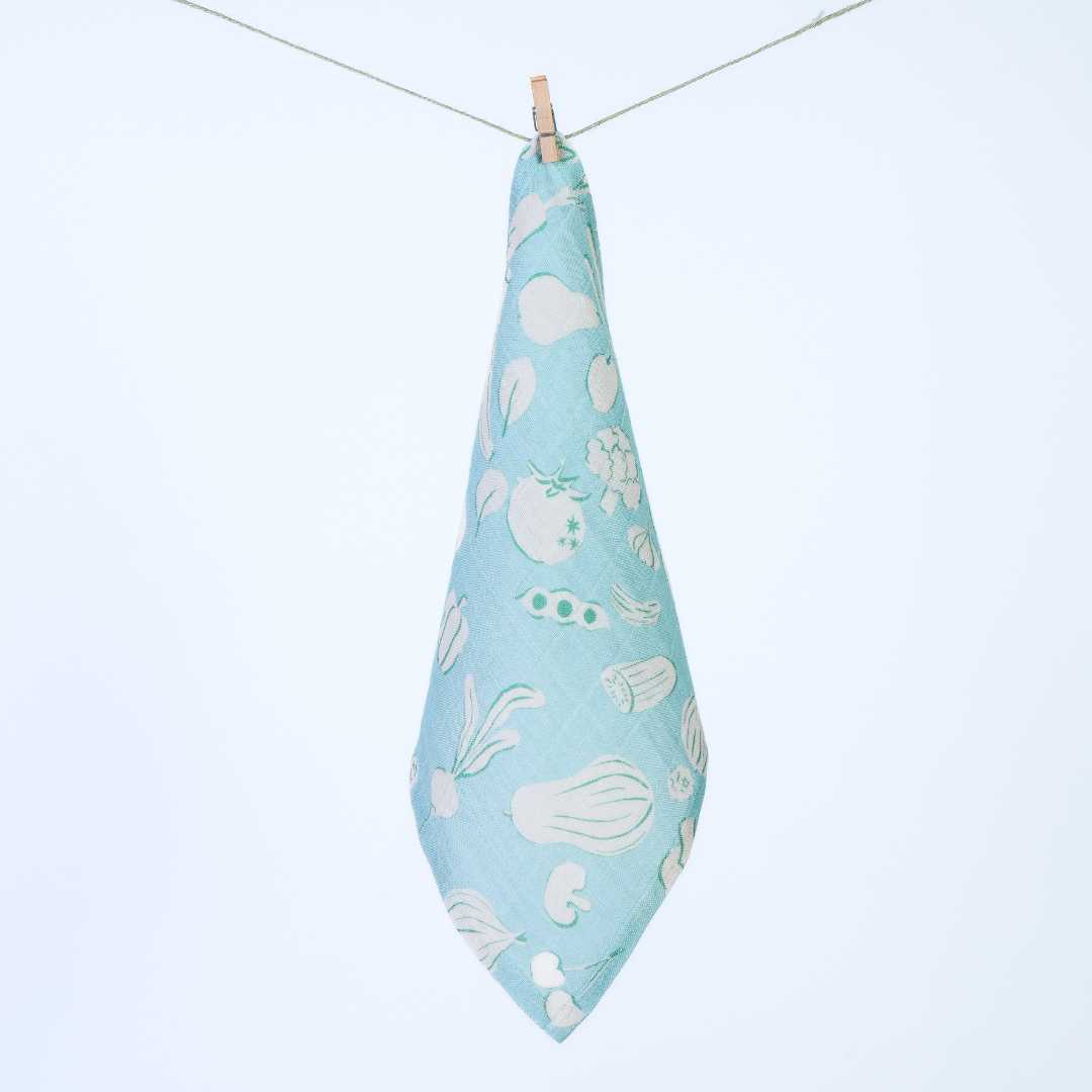 bamboo muslin wash cloth - enchanted garden