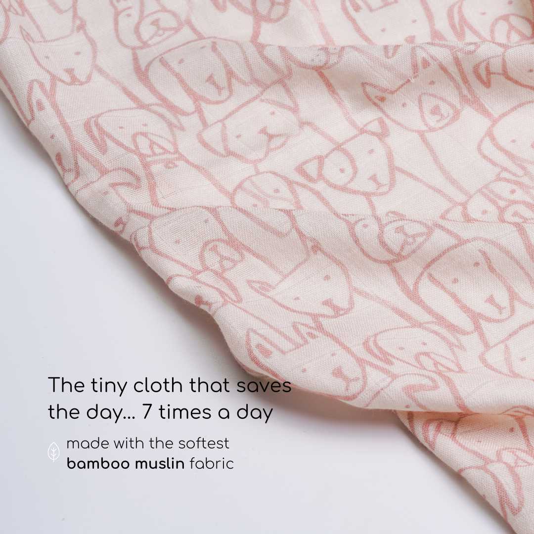 bamboo muslin wash cloth - into the wild