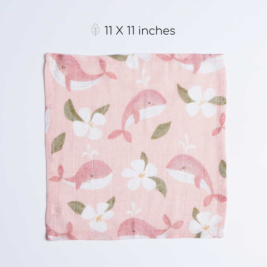 Bamboo Muslin Wash Cloth Pack of 5