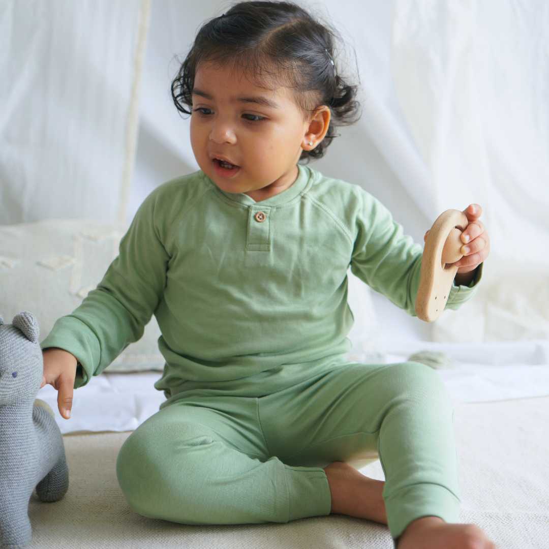 bamboo_cotton_pajama_top_coord_set_for_baby_toddler_in_sage_green