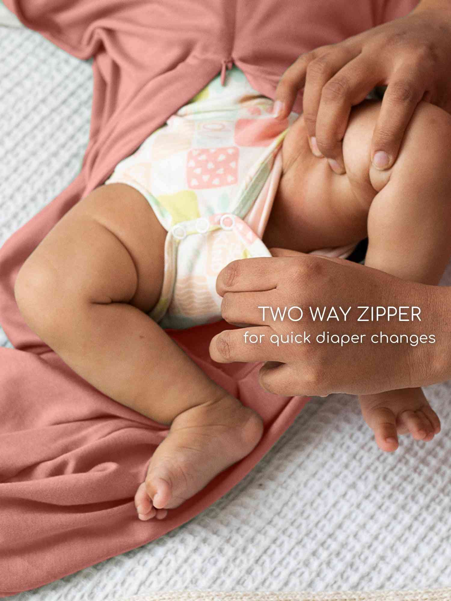 bamboo hands up swaddle pod for baby
