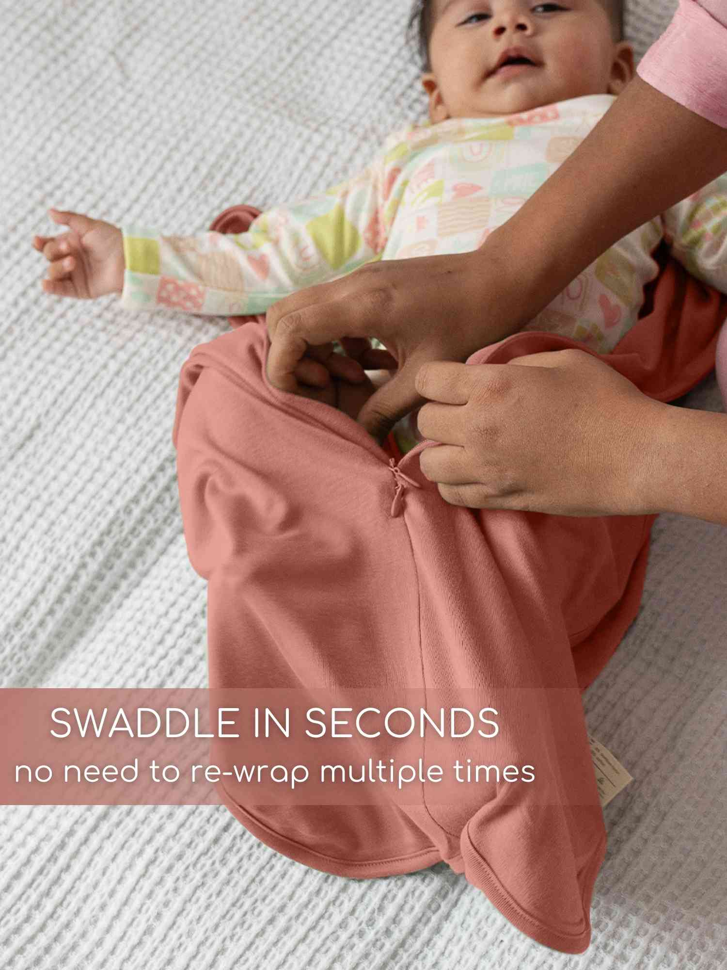 bamboo hands up swaddle pod for baby