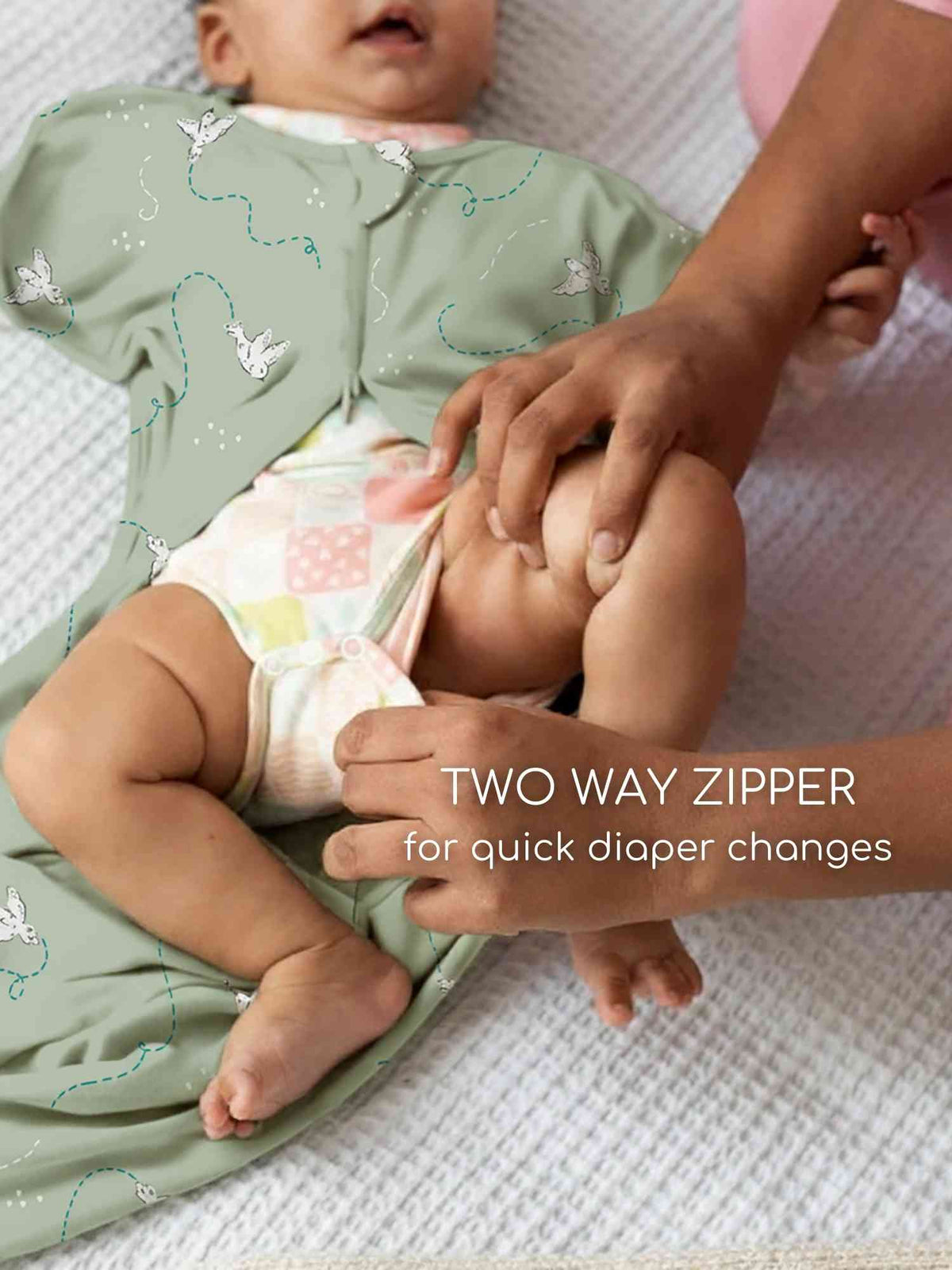 bamboo UPZIE™ swaddle pod