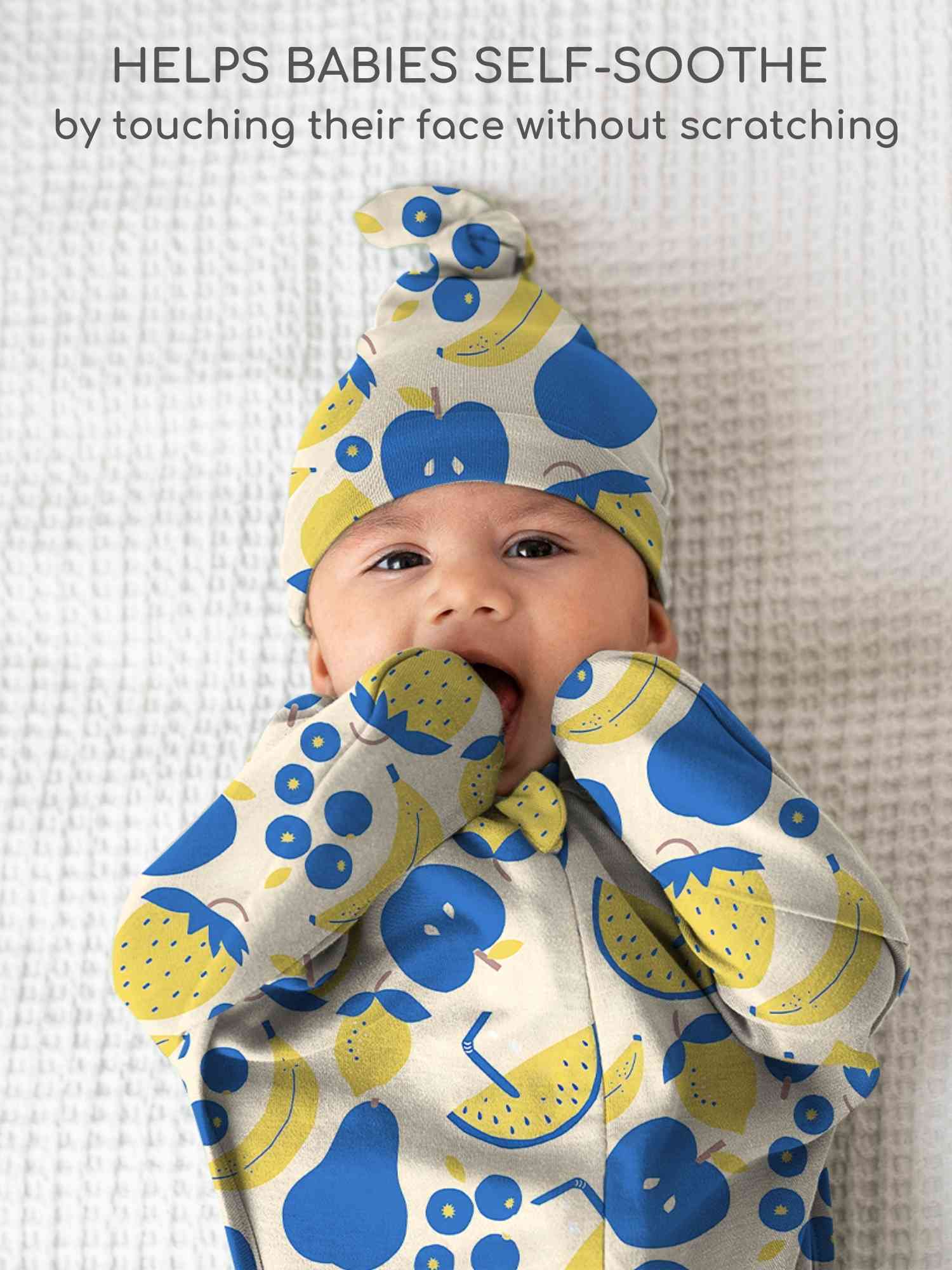 bamboo hands up swaddle pod for baby