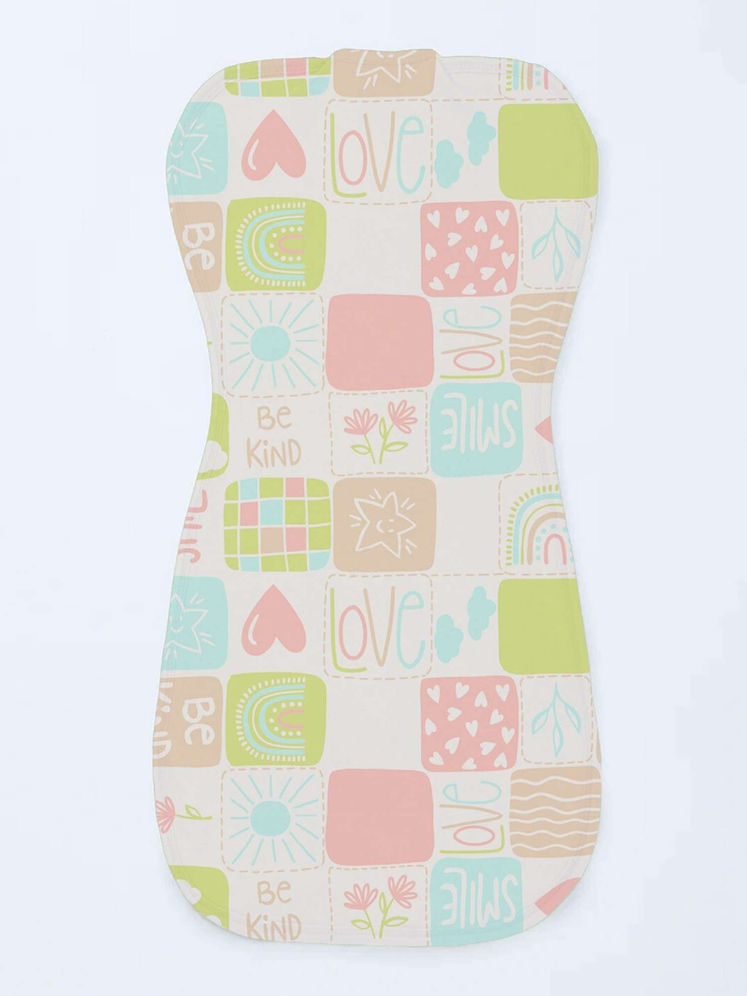 bamboo hands up swaddle pod for baby - prints