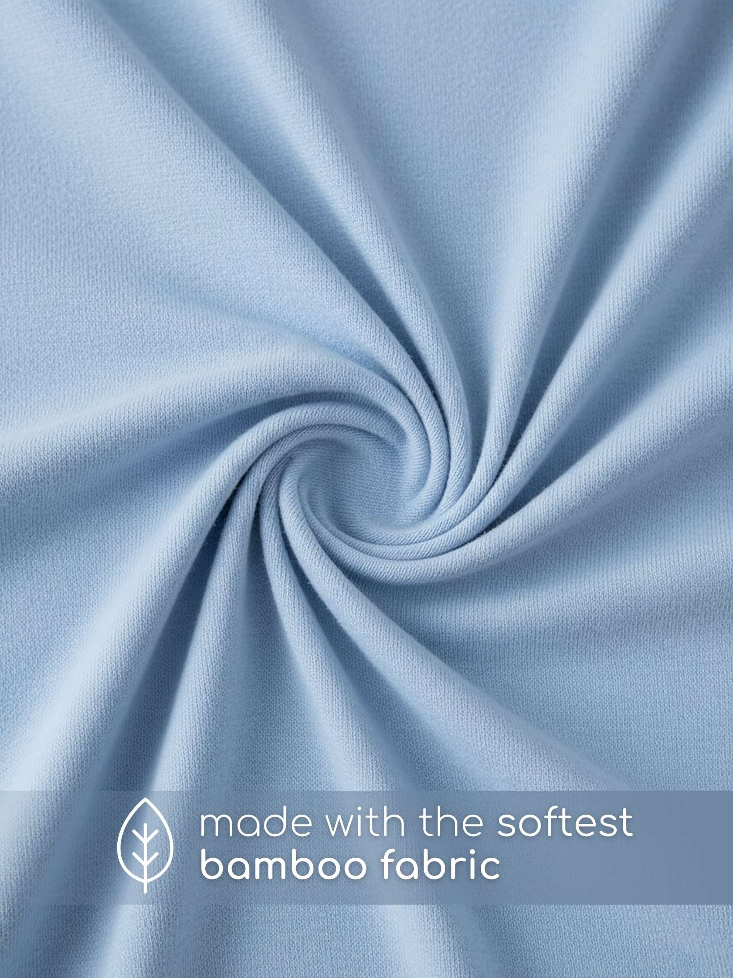 bamboo hands up swaddle pod for baby - solid colours