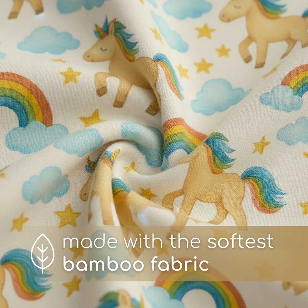 bamboo hands up swaddle pod for baby - prints