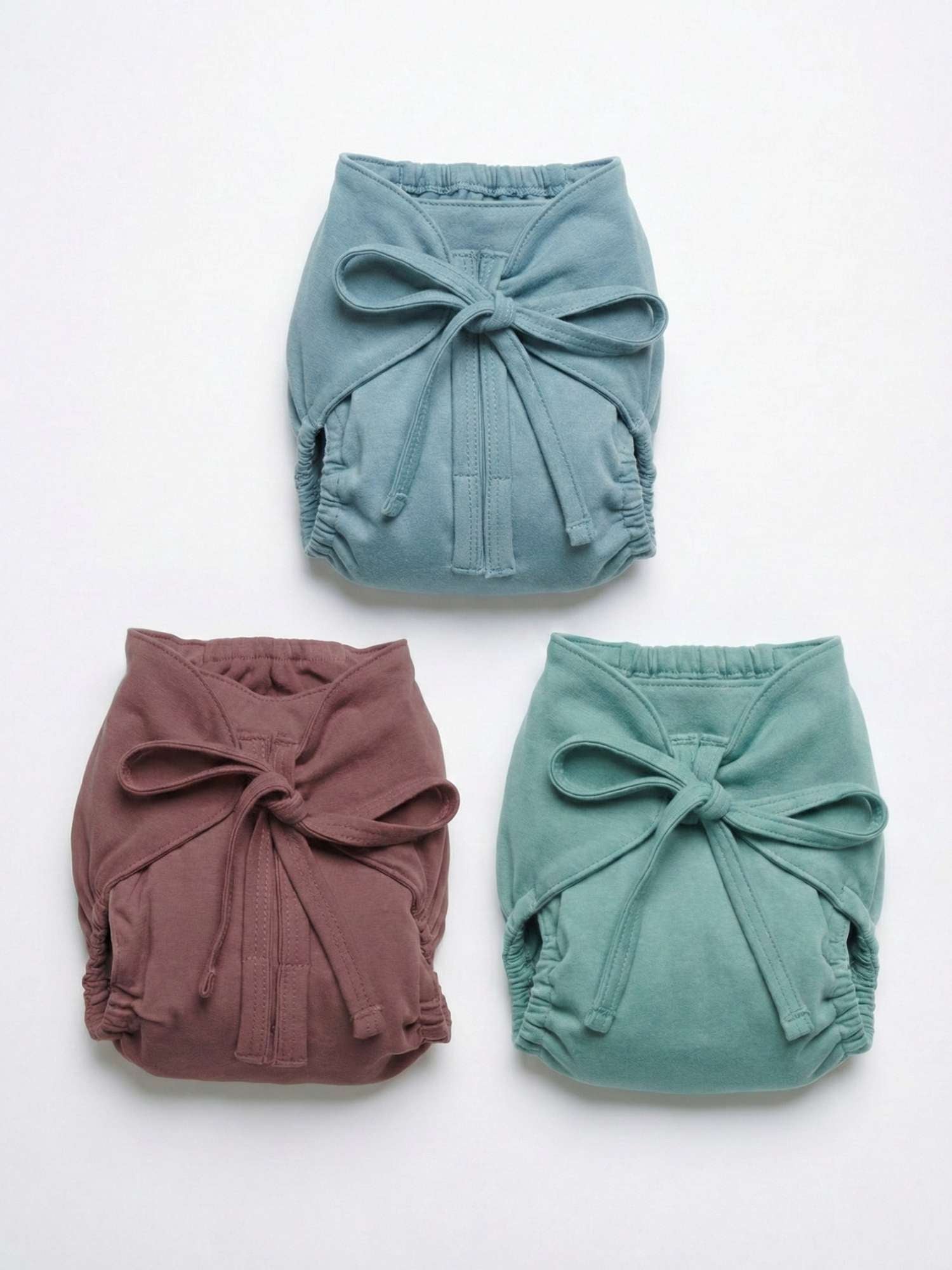 bamboo knit cloth nappy pack of 3
