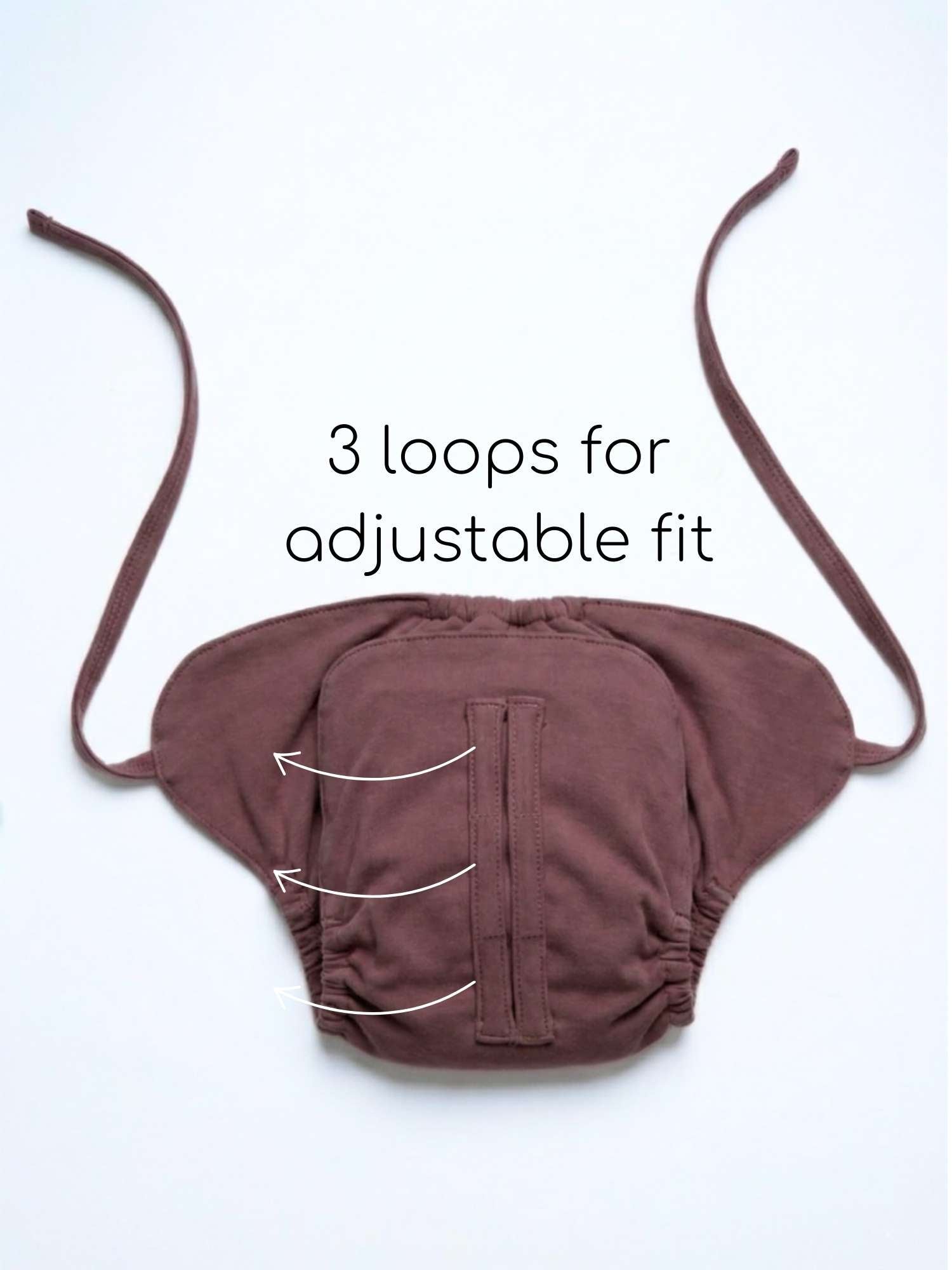 bamboo knit cloth nappy pack of 3