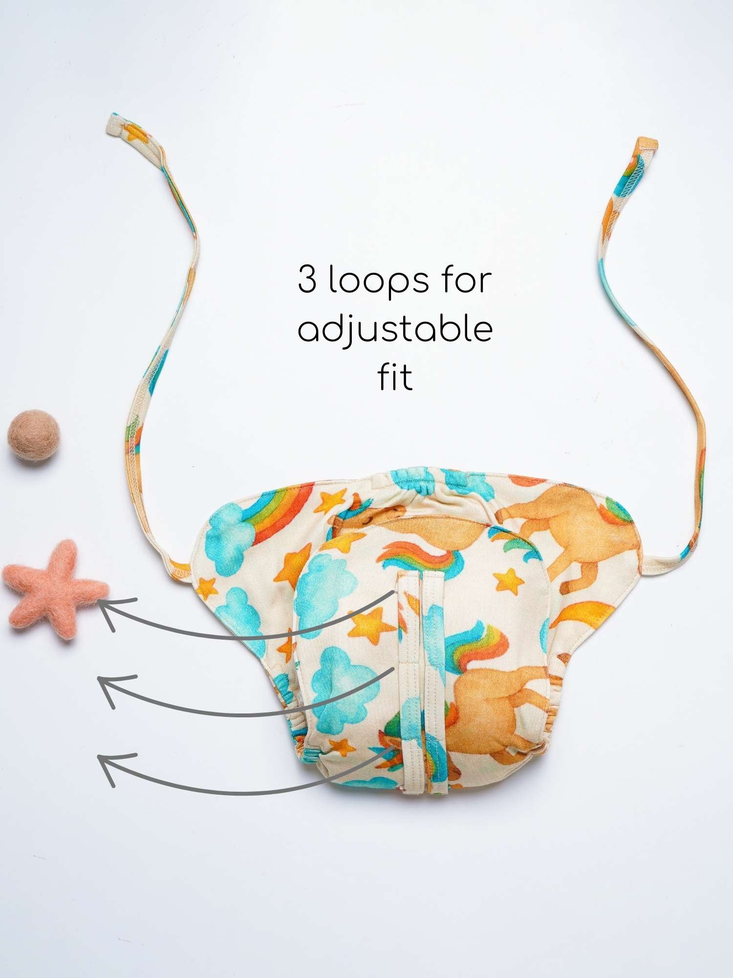 bamboo knit cloth nappy pack of 3