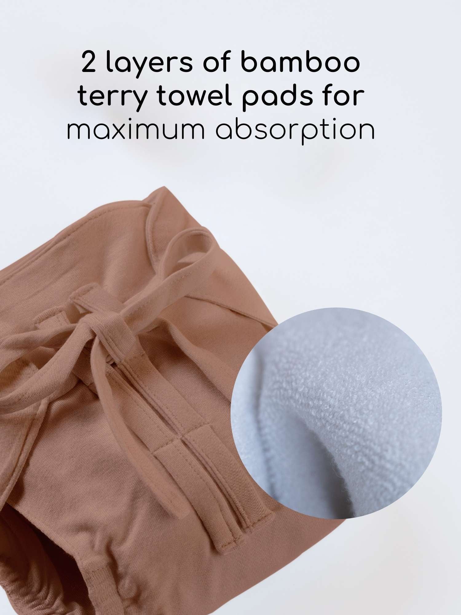 bamboo knit cloth nappy pack of 6