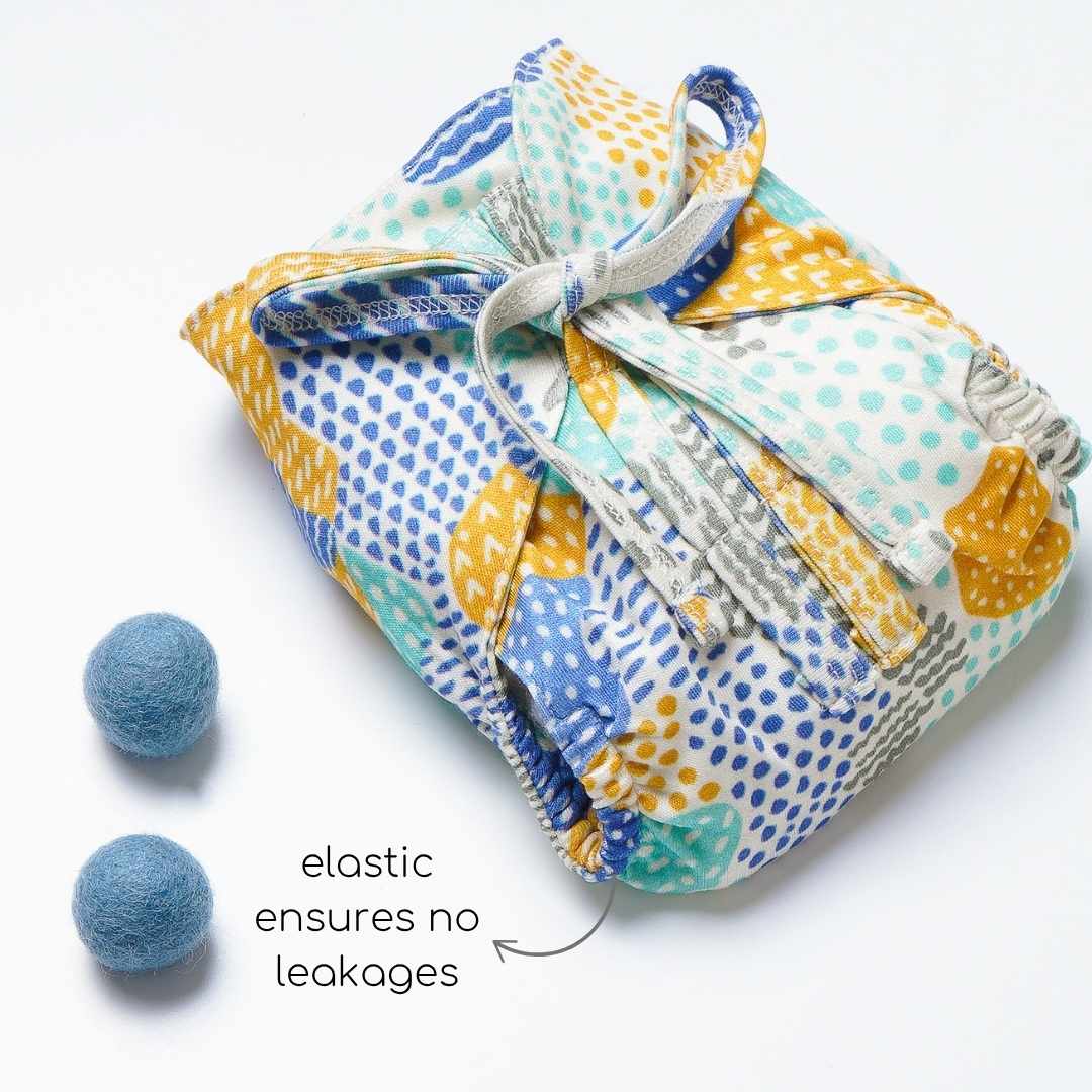 bamboo knit cloth nappy - prints