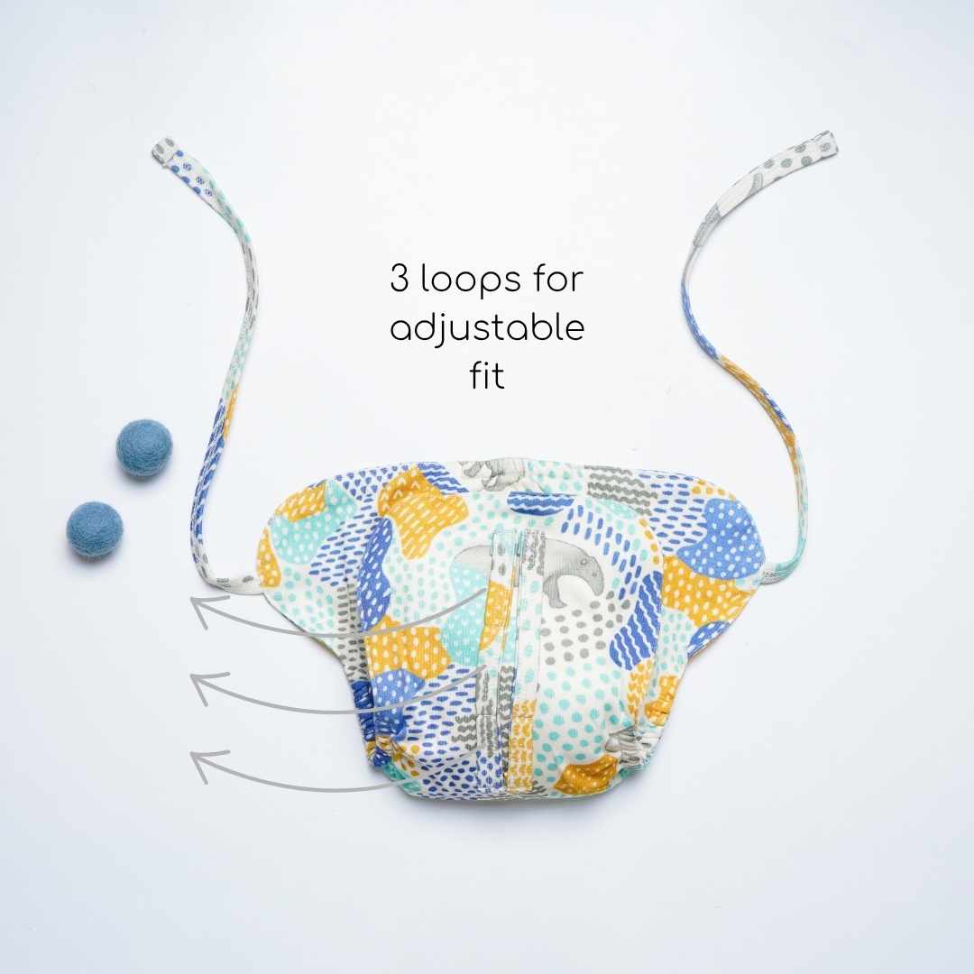 bamboo knit cloth nappy - prints