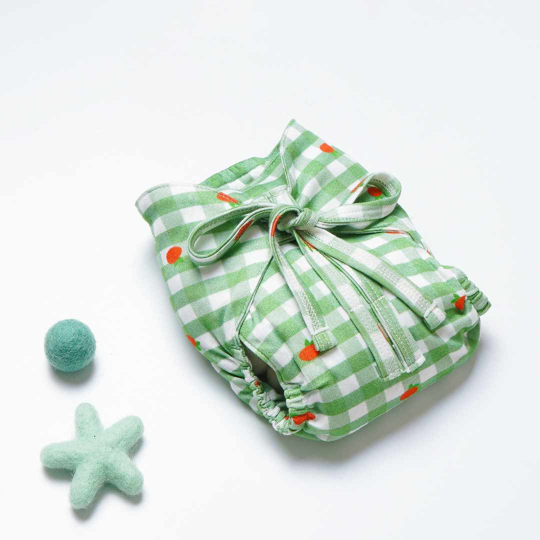 bamboo knit cloth nappy - prints