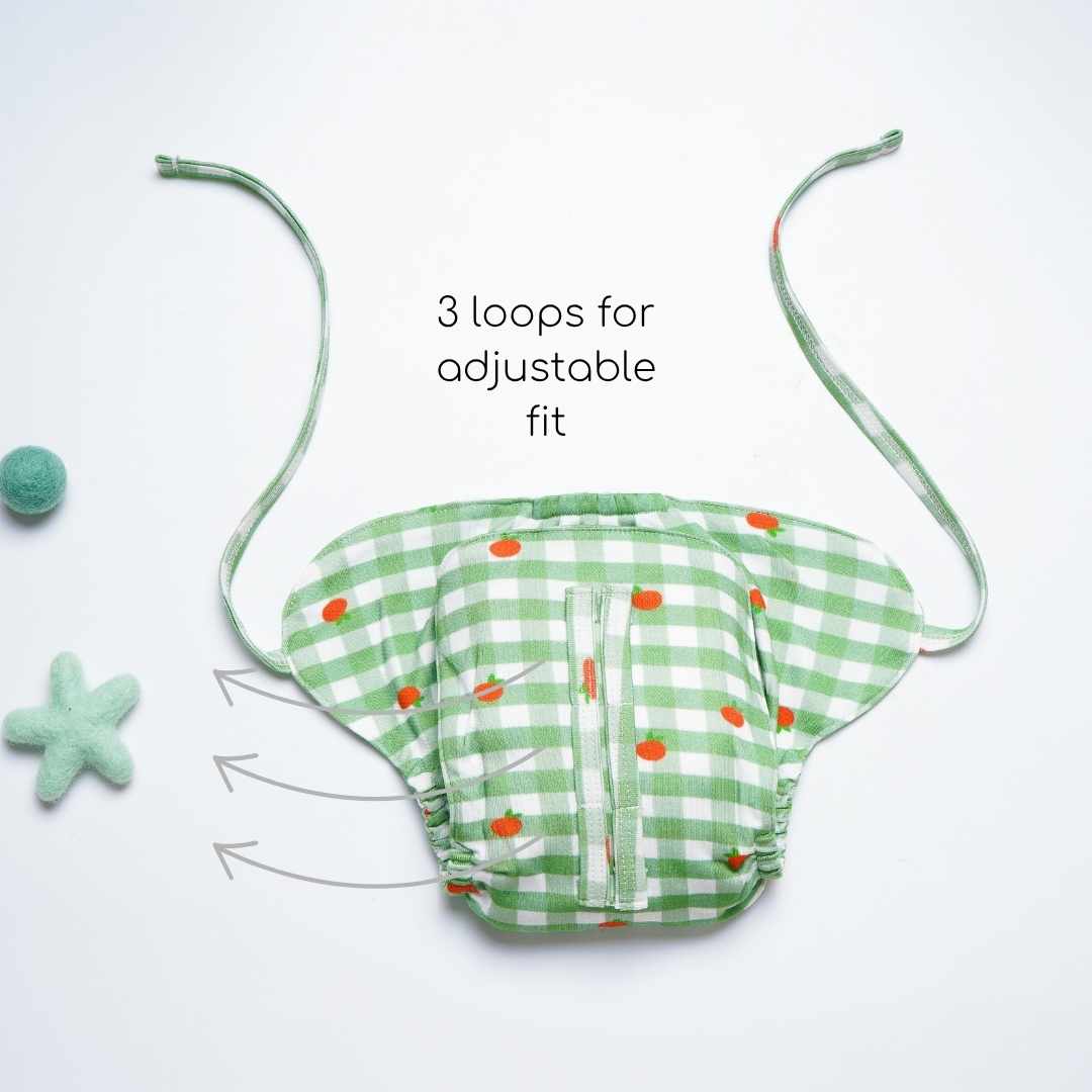 bamboo knit cloth nappy - prints
