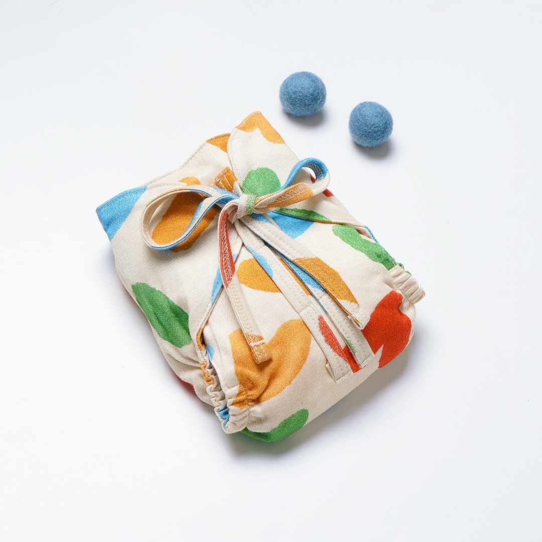 bamboo knit cloth nappy - prints