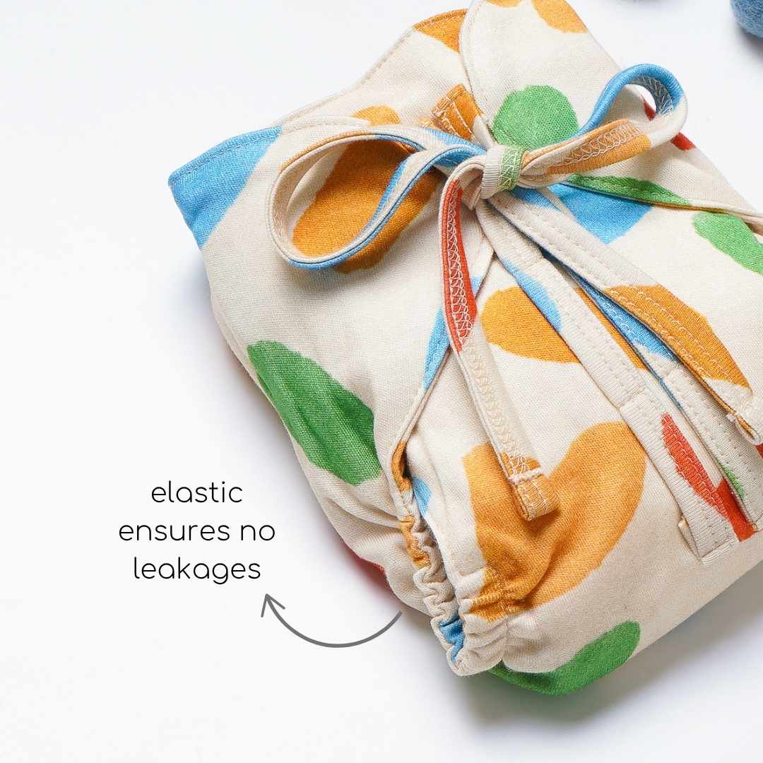 bamboo knit cloth nappy - prints