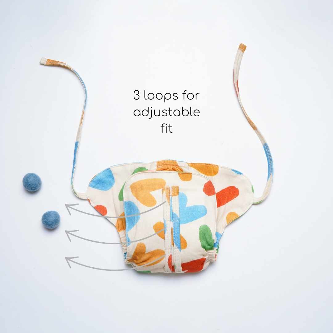 bamboo knit cloth nappy - prints