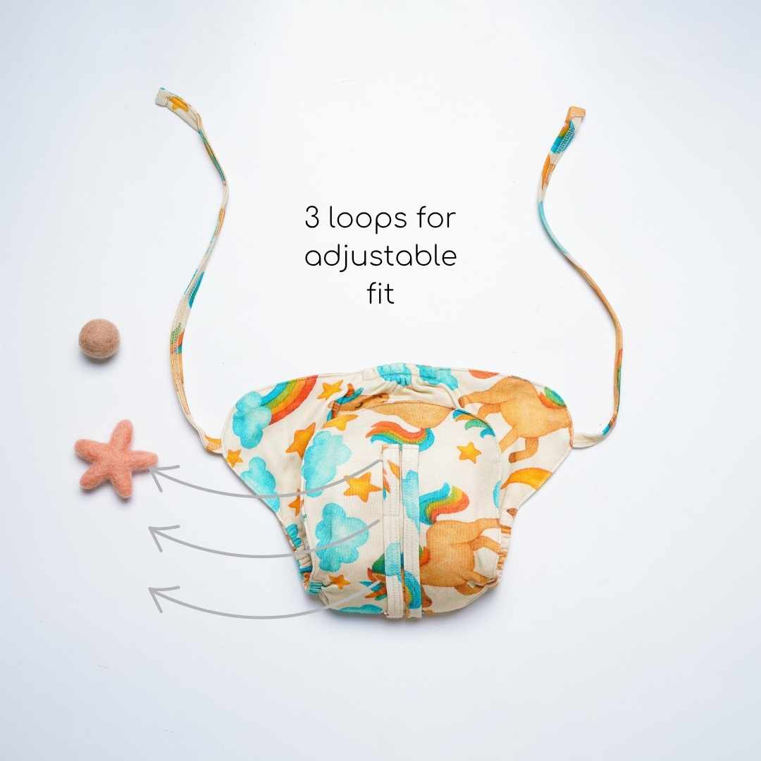 bamboo knit cloth nappy - prints