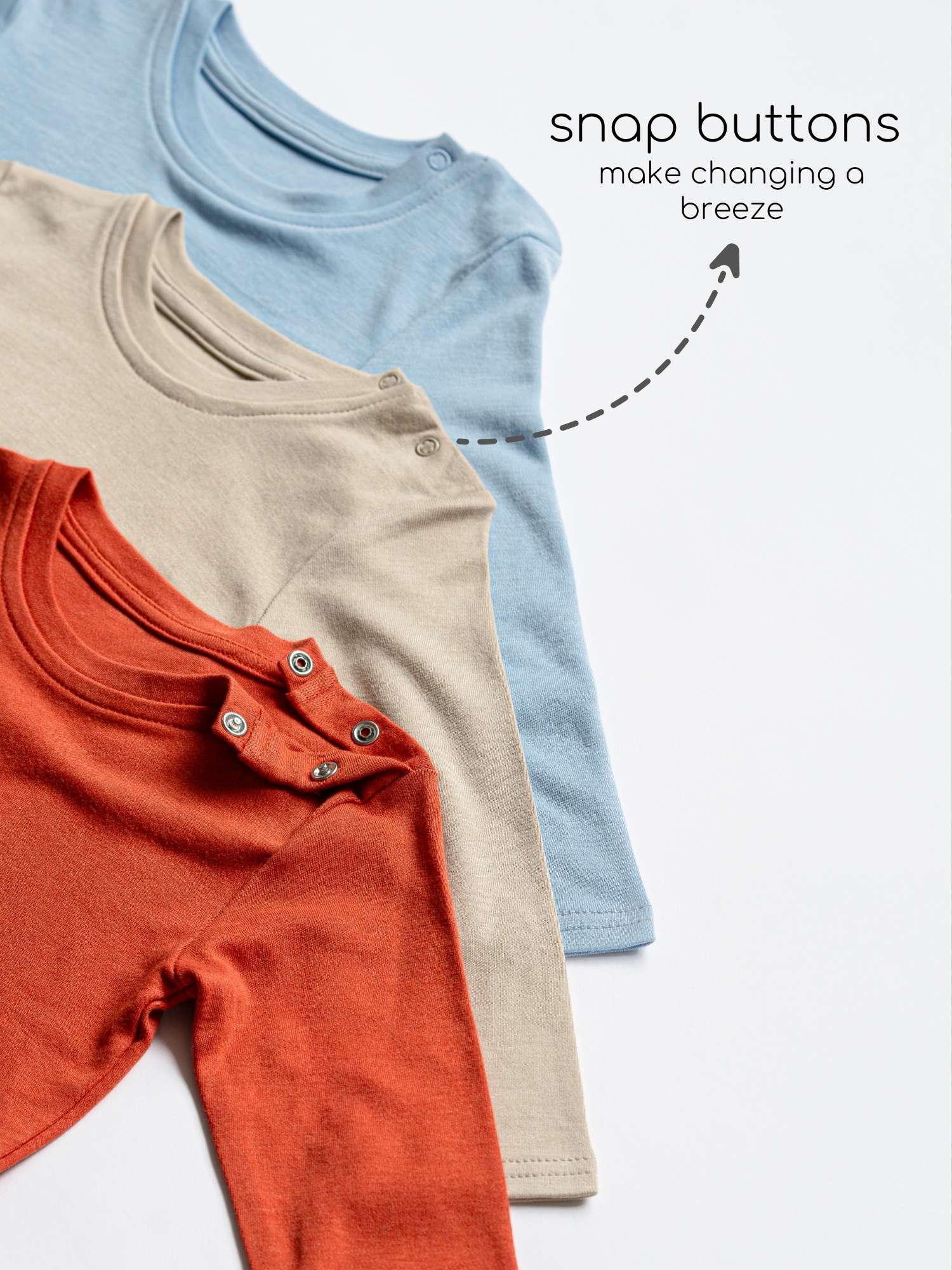 bamboo long sleeve t-shirt pack of 3 set 2