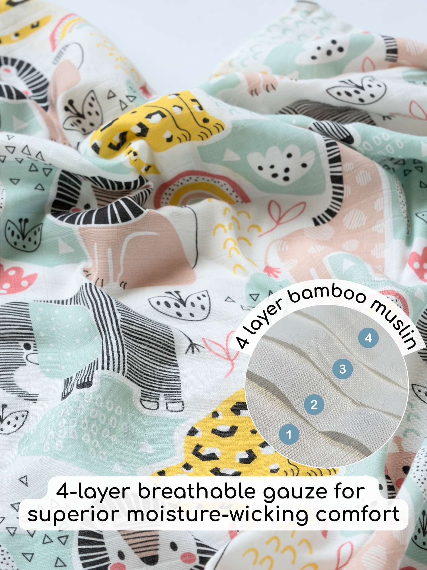 bamboo muslin baby blanket