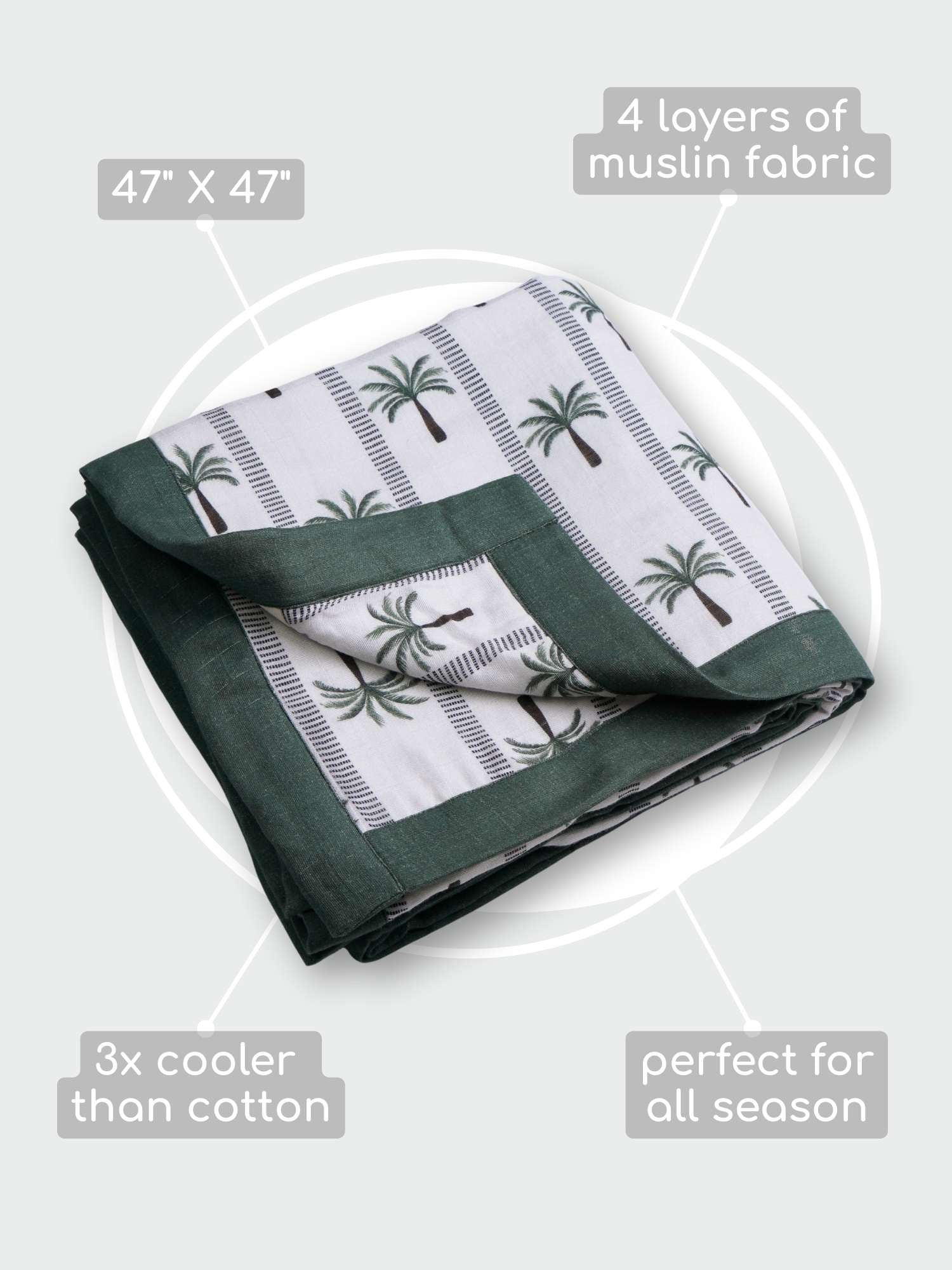 bamboo muslin baby blanket