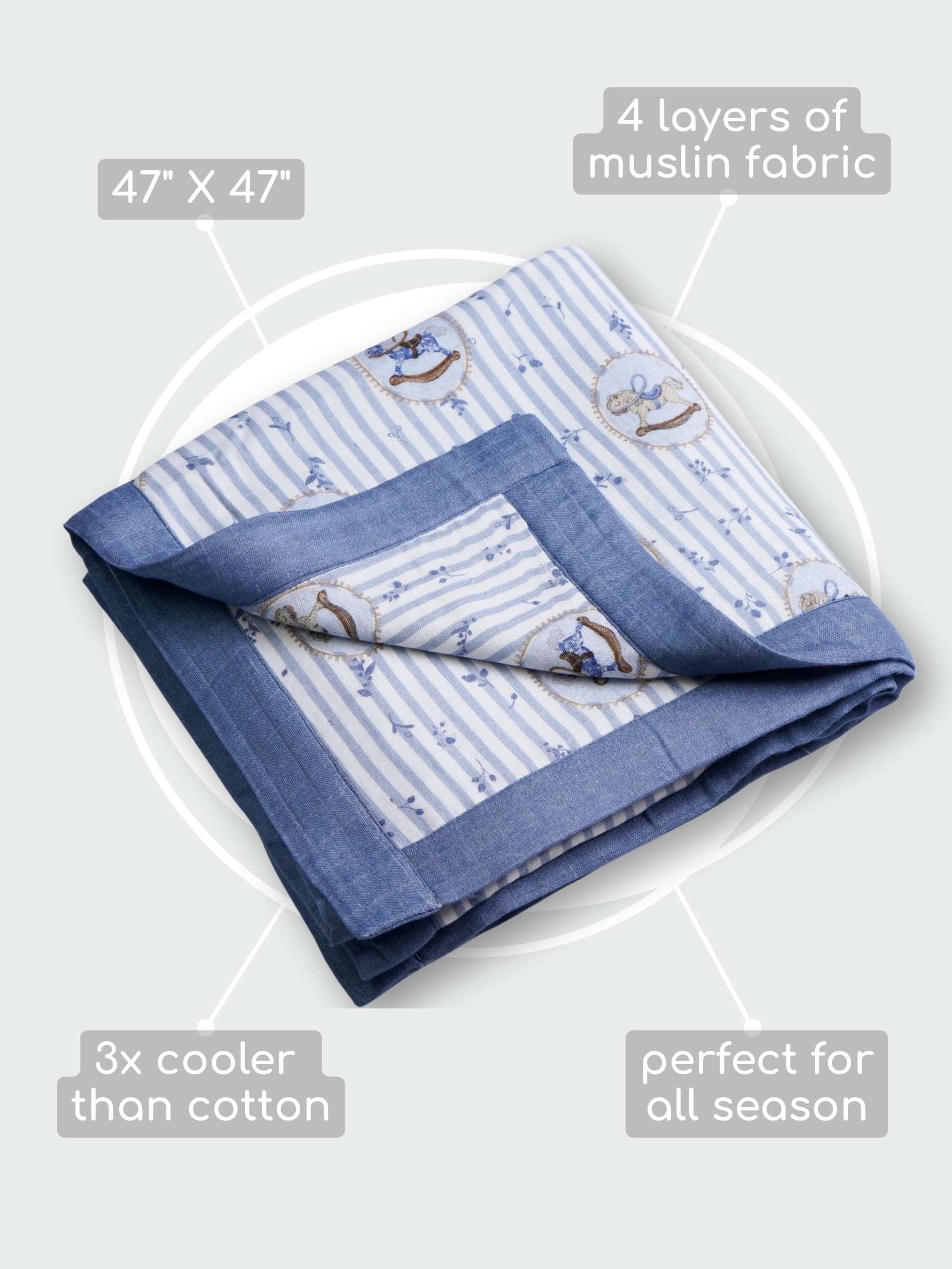 bamboo muslin baby blanket