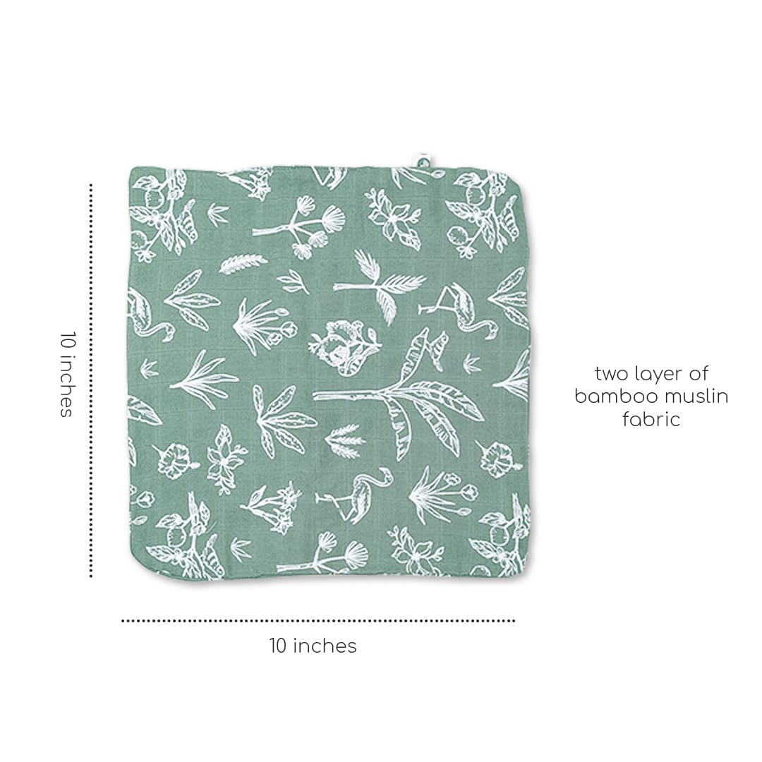 2 layer bamboo muslin wash cloth