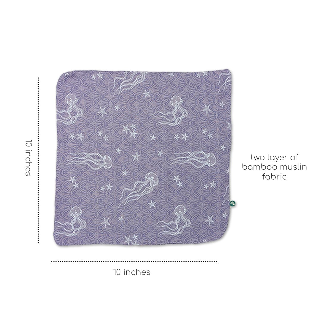 2 layer bamboo muslin wash cloth