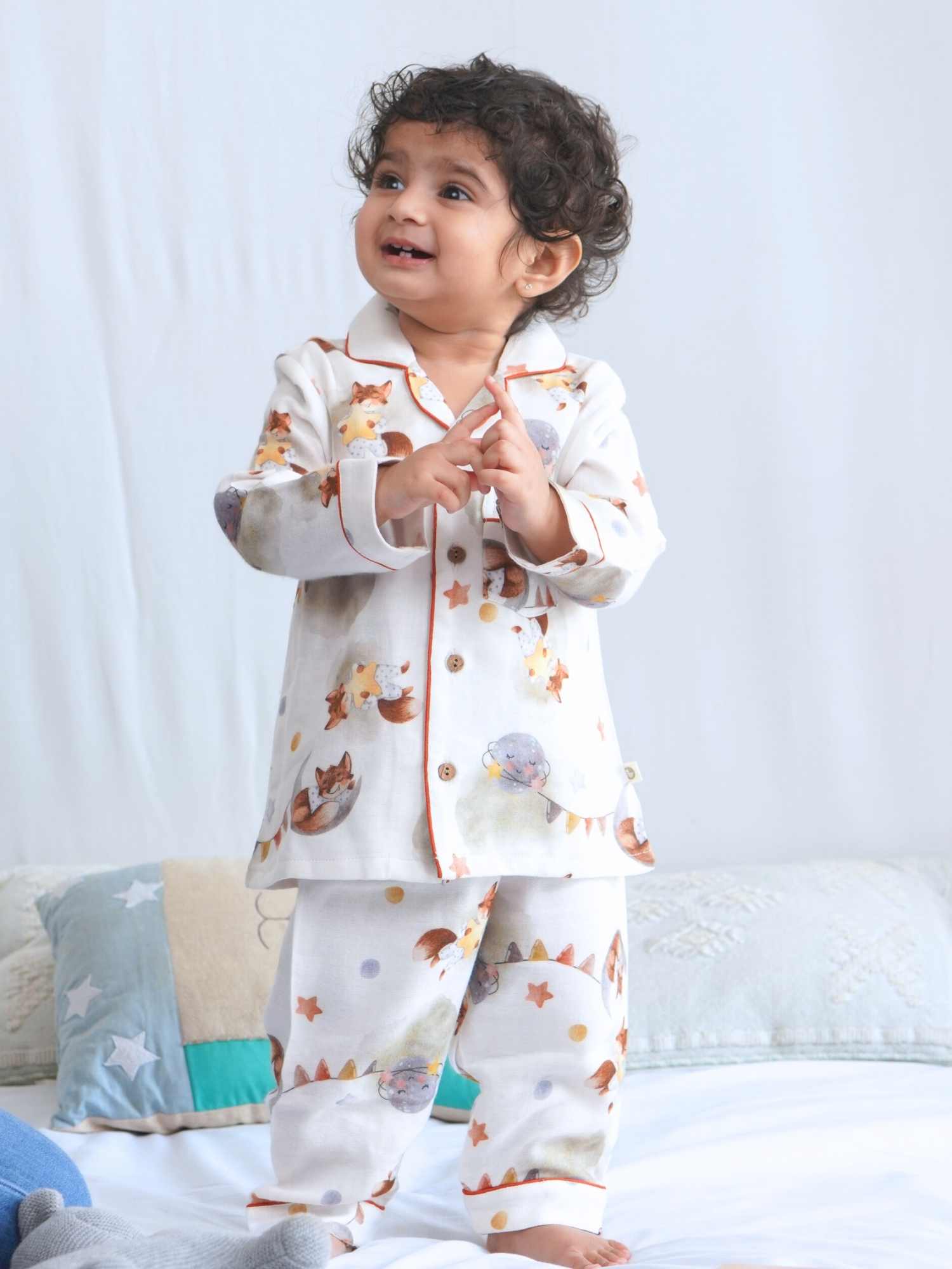 bamboo muslin nightsuit set