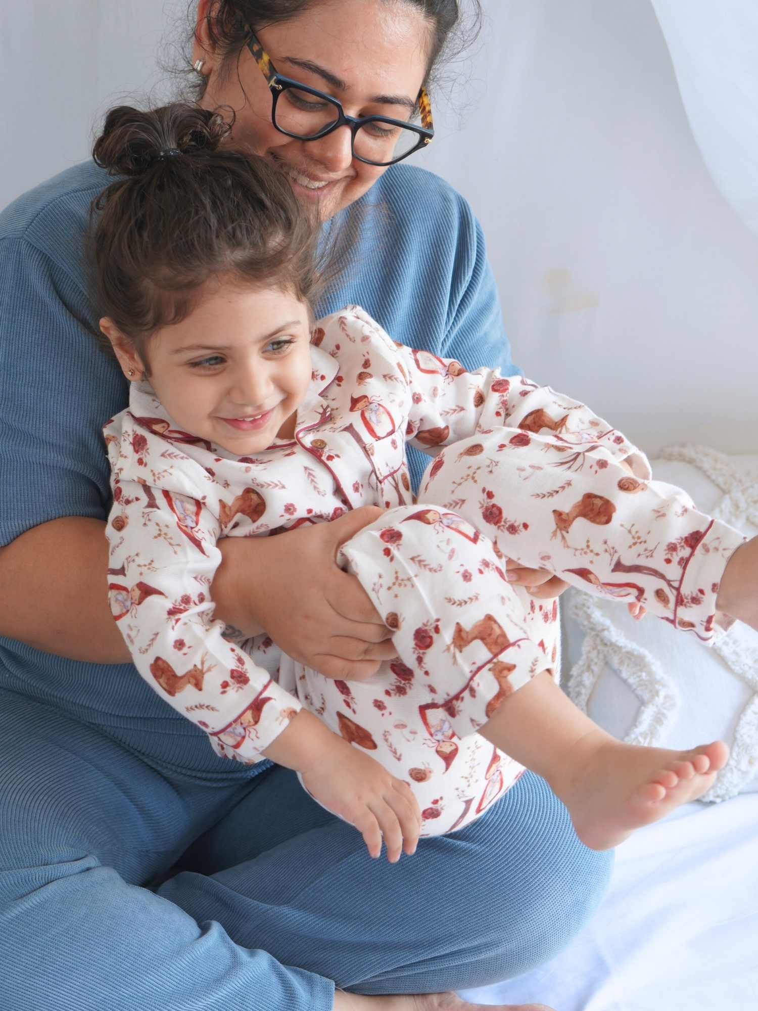 bamboo muslin nightsuit set