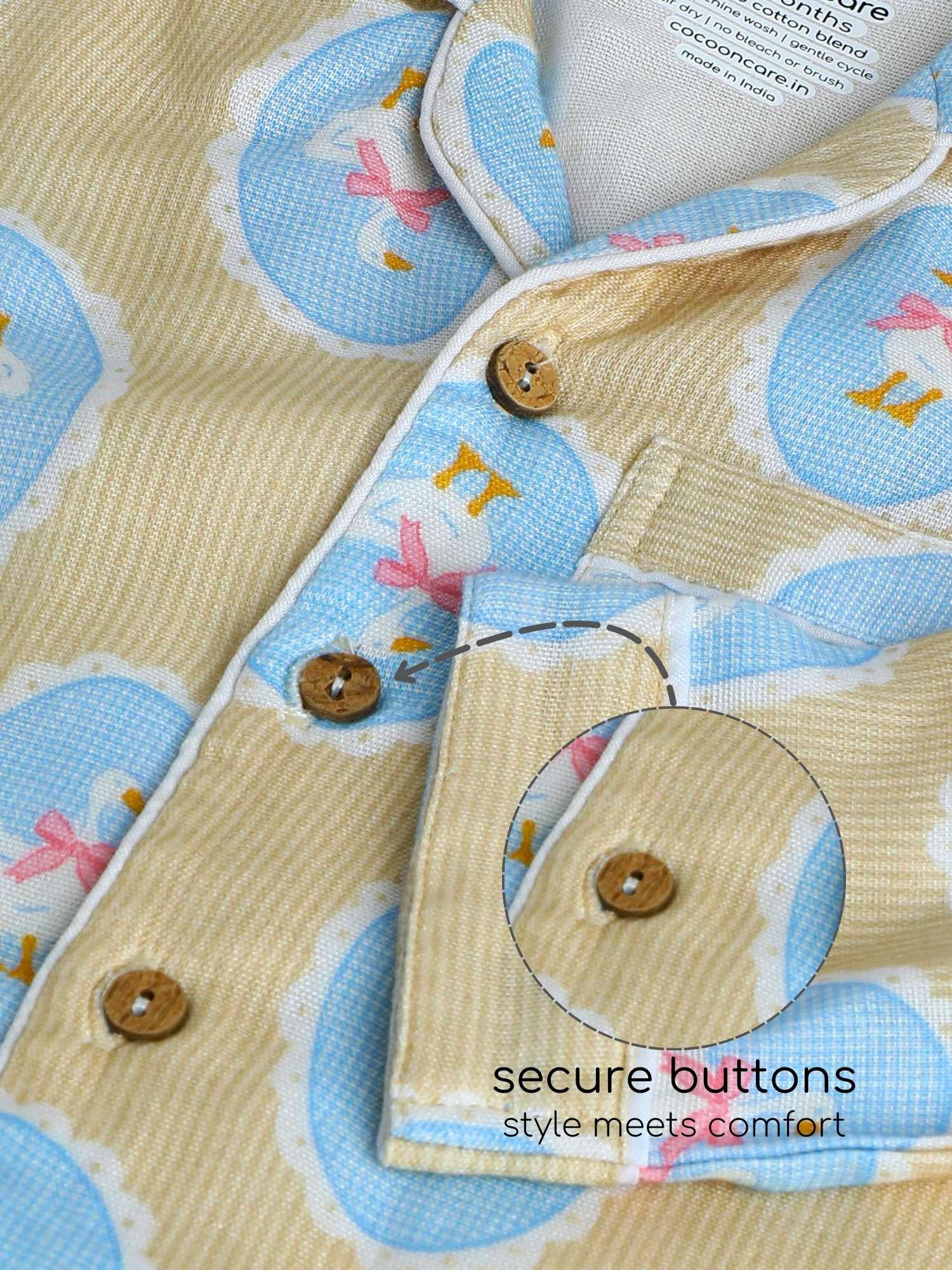 bamboo muslin nightsuit set