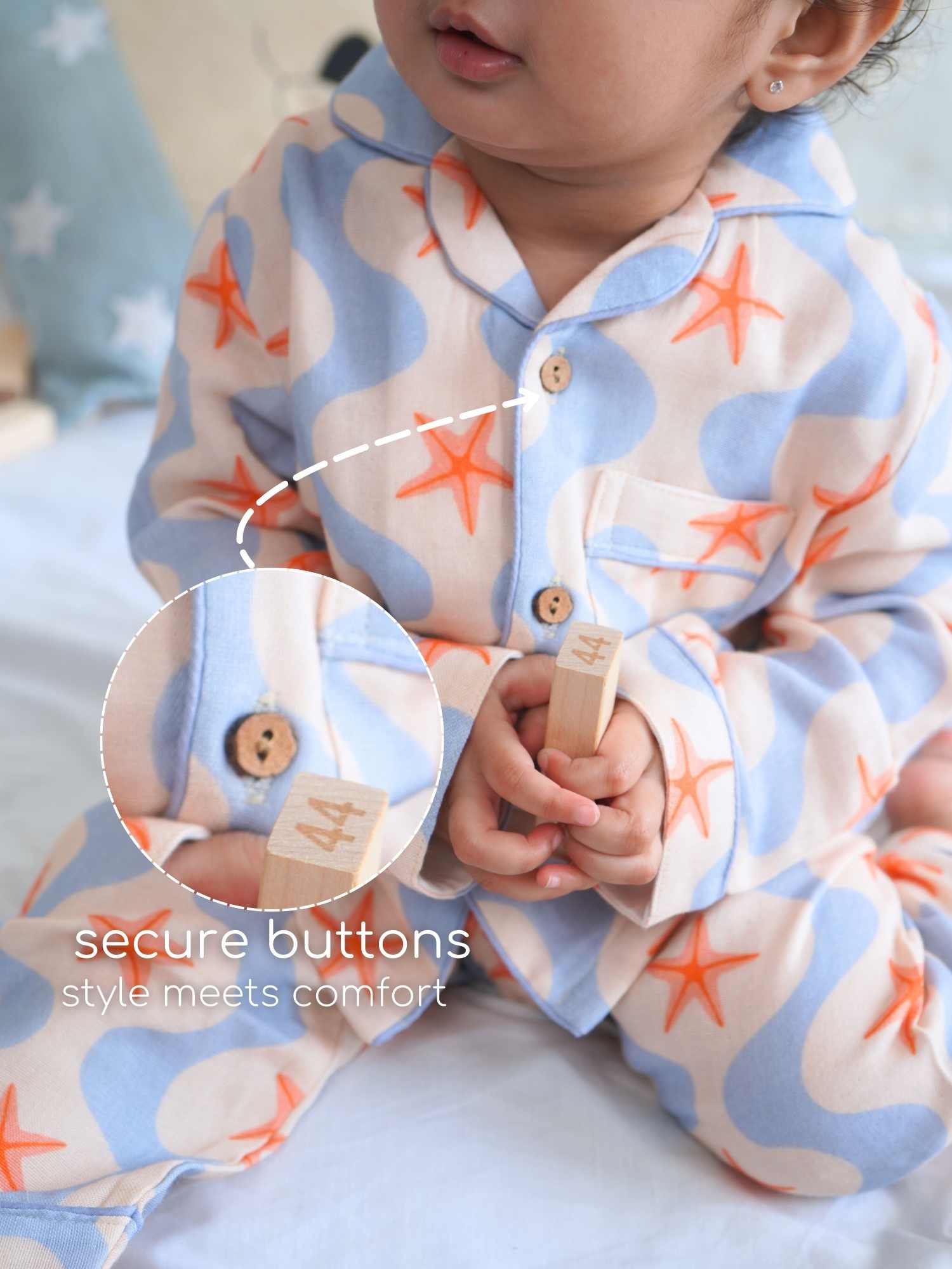 bamboo muslin nightsuit set