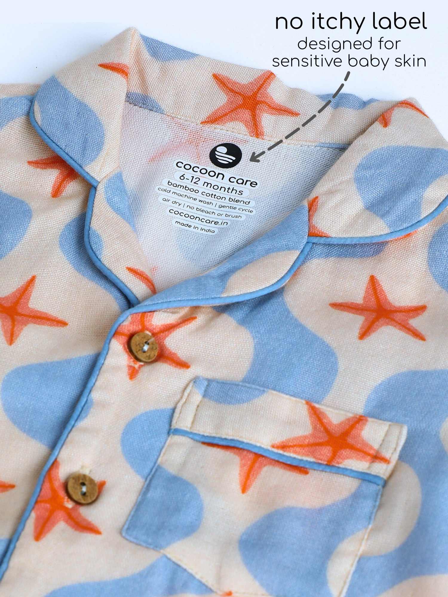 bamboo muslin nightsuit set