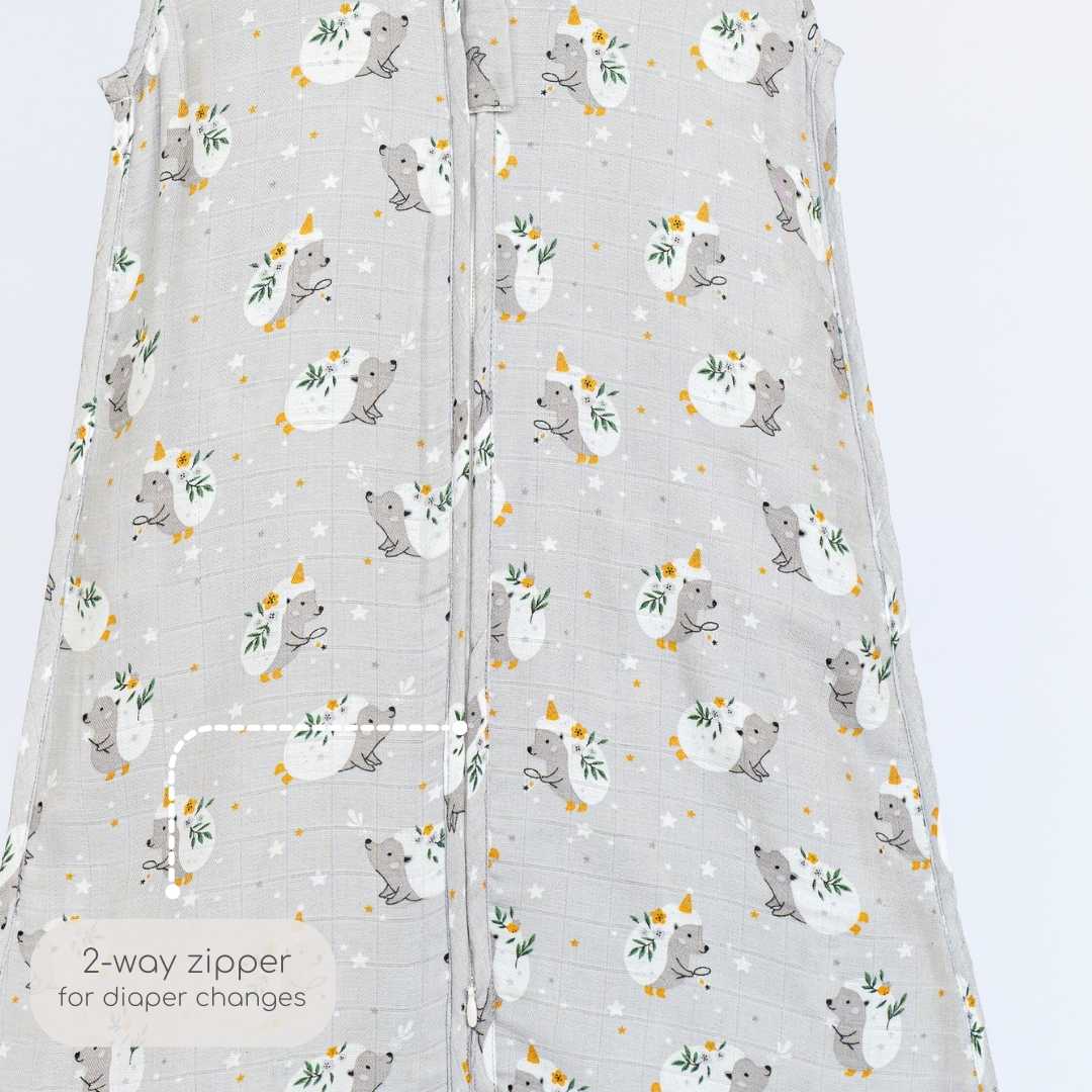 bamboo muslin sleeping bag
