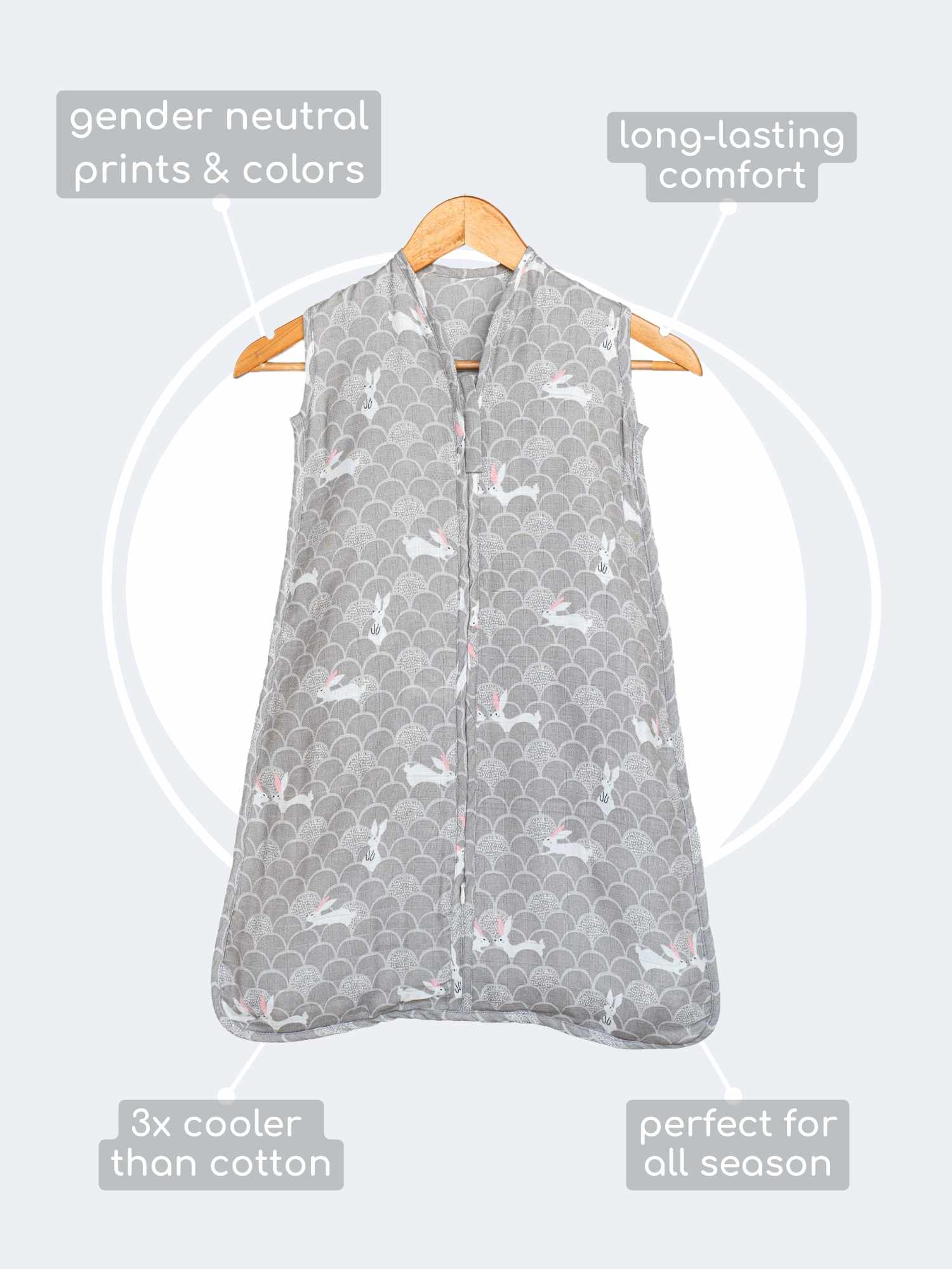 bamboo muslin sleeping bag